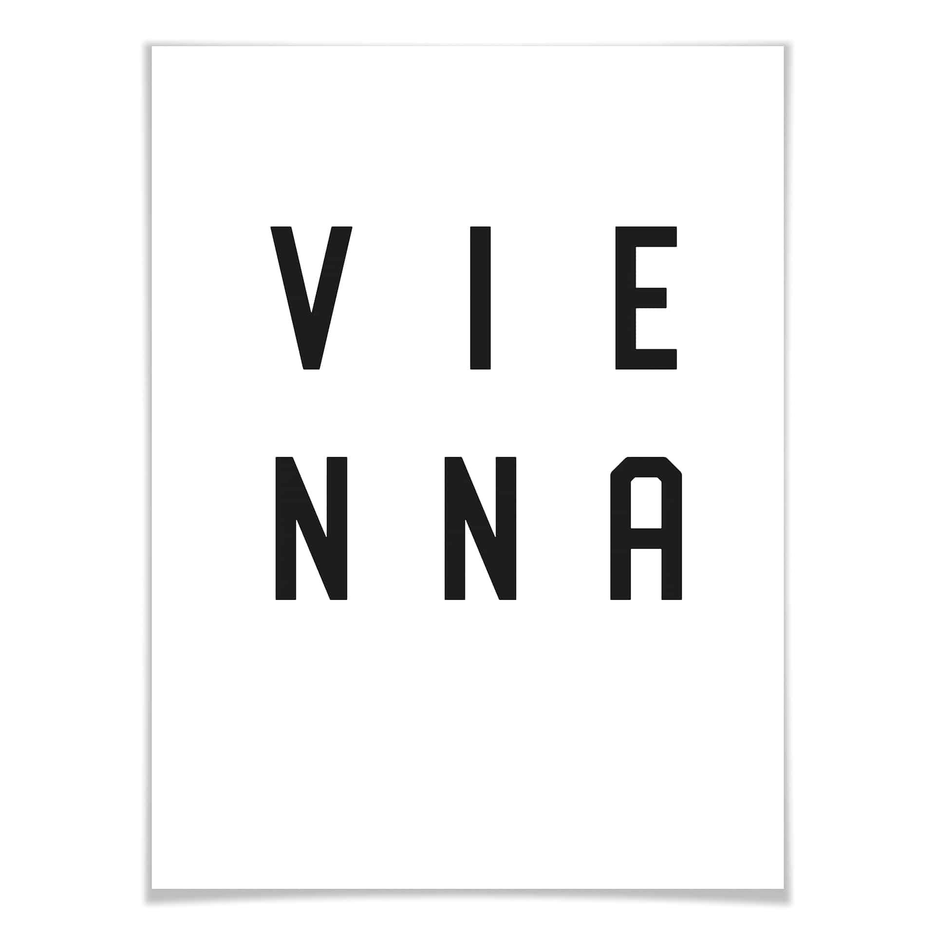 Plakat - Typografia Wiedeń