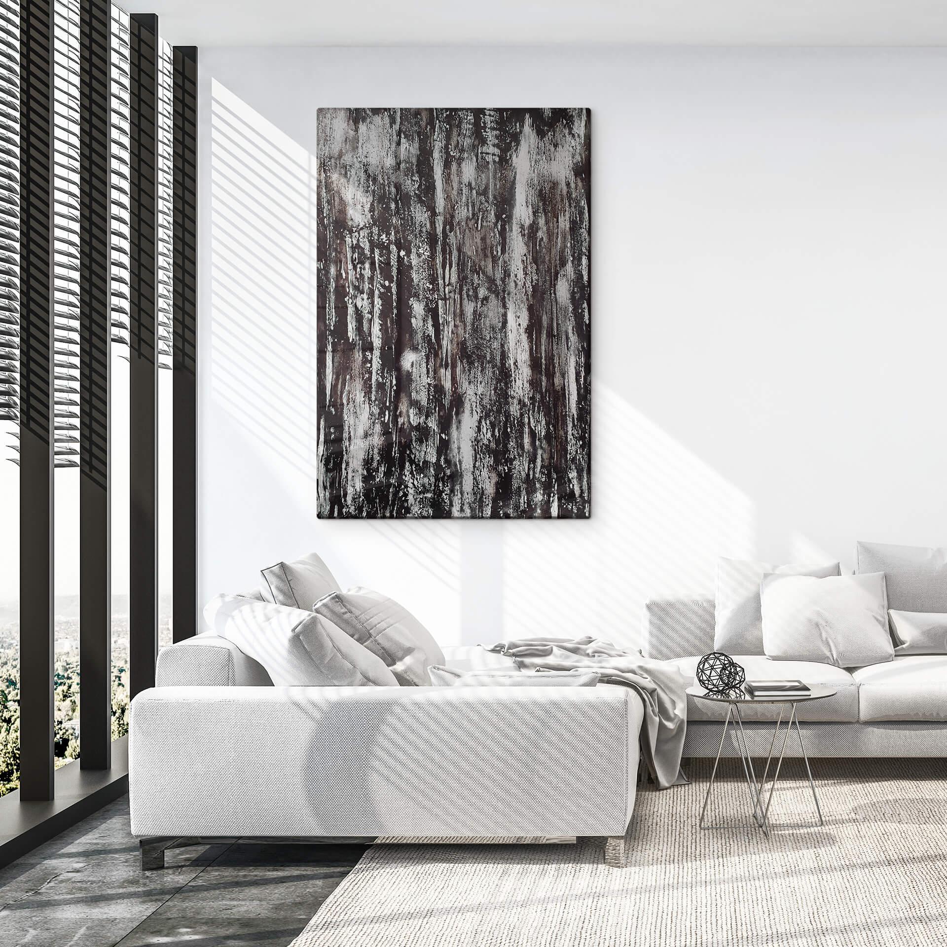 Glasschilderij Zamart - Abstract Lines