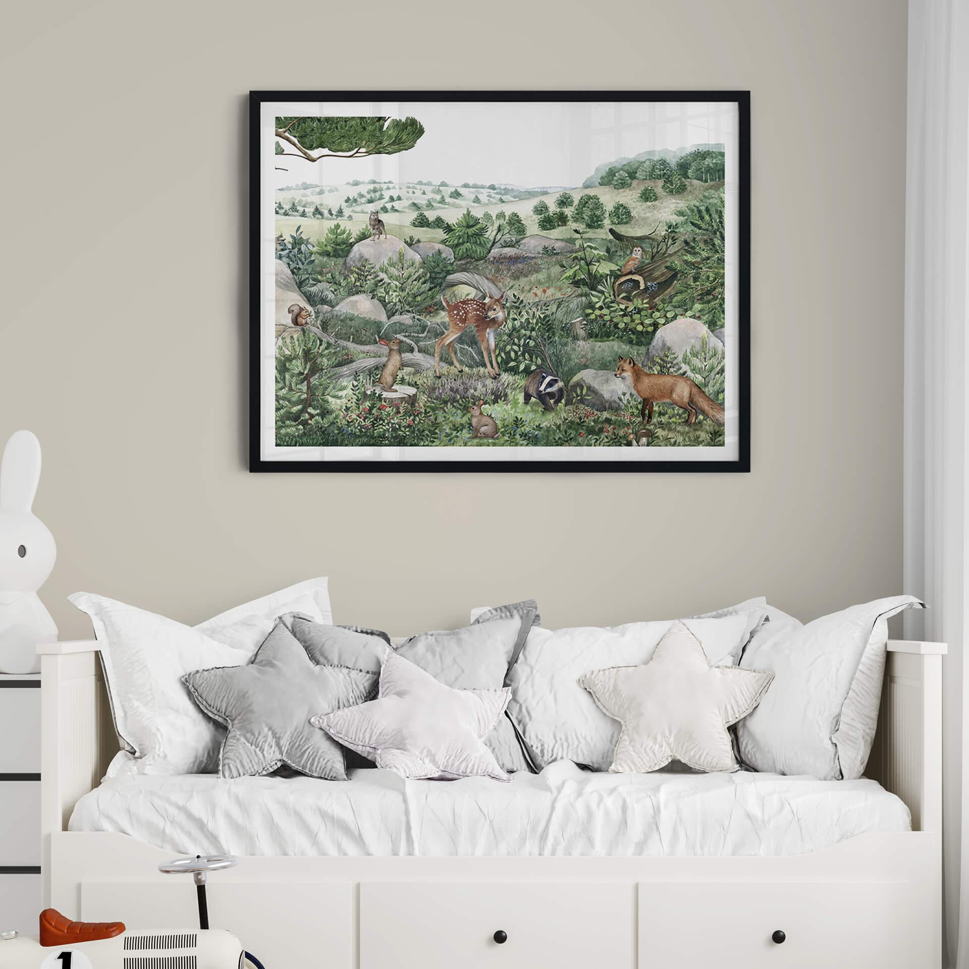Poster Kikki Belle - Waldspaziergang