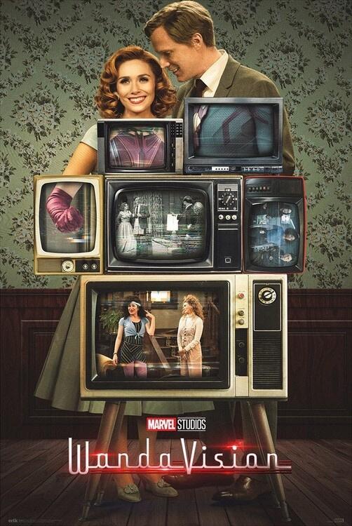 Poster, film poster WandaVision - Live on TV 61x91,5 cm