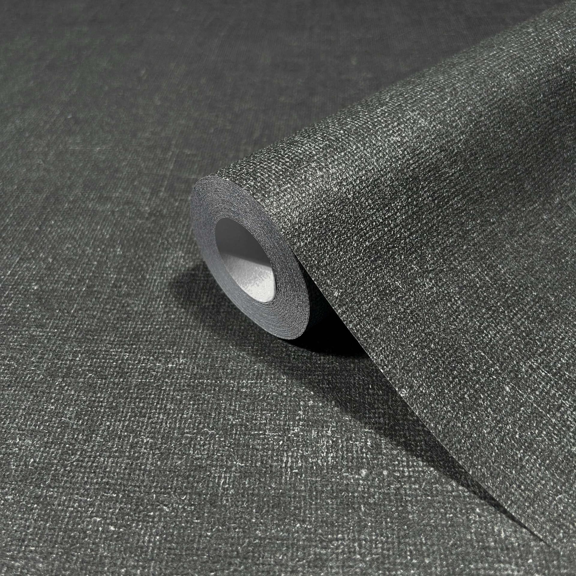 Vliesbehang modern structuur effen antraciet effen kleur