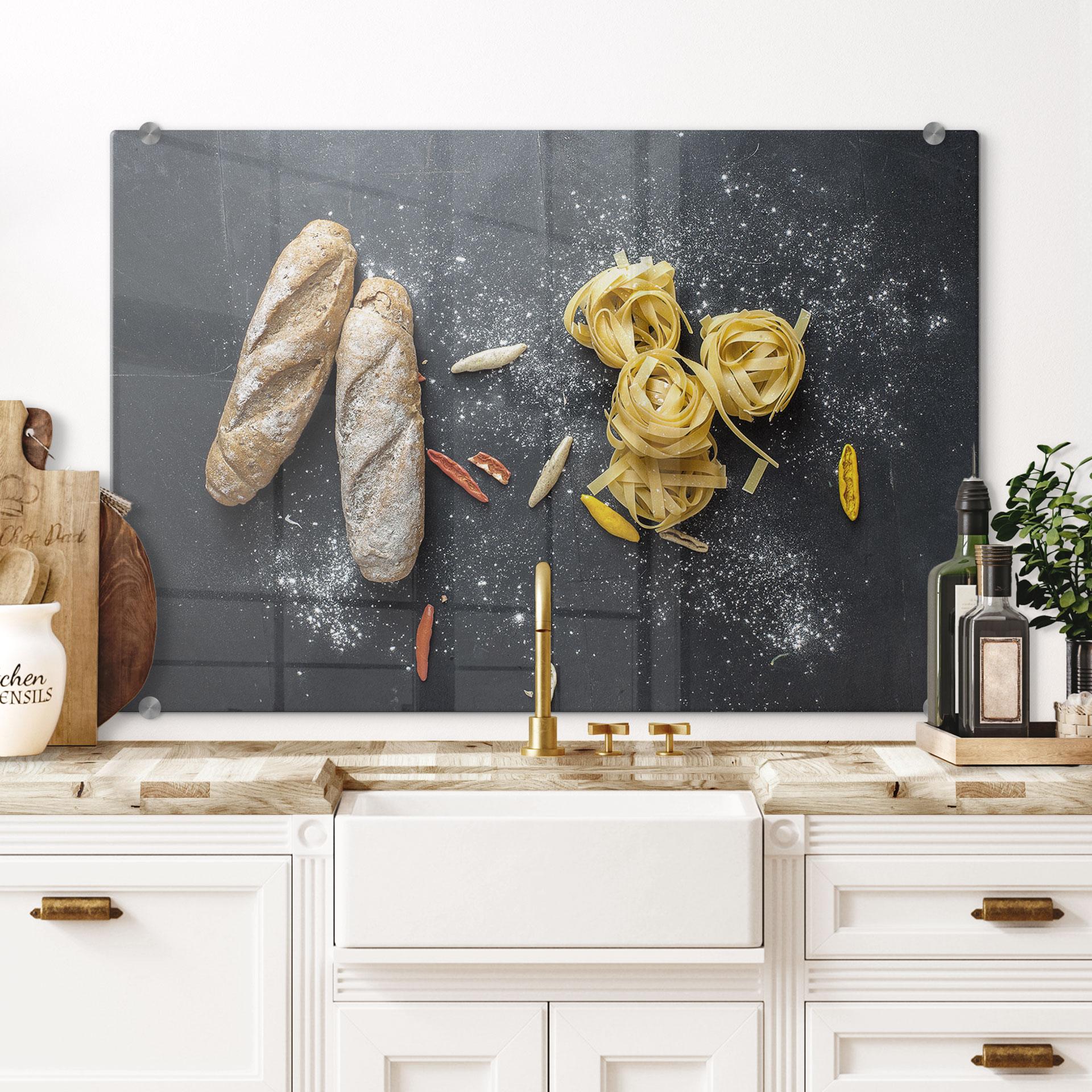 Stænkplade - Brød og pasta