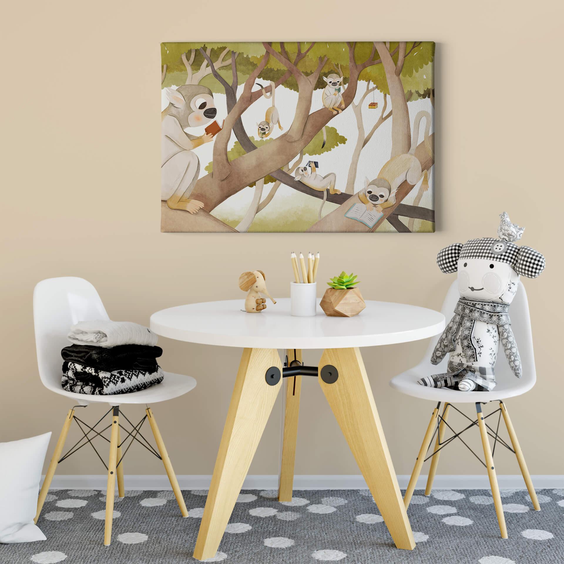 Canvas Loske - Monkey Party
