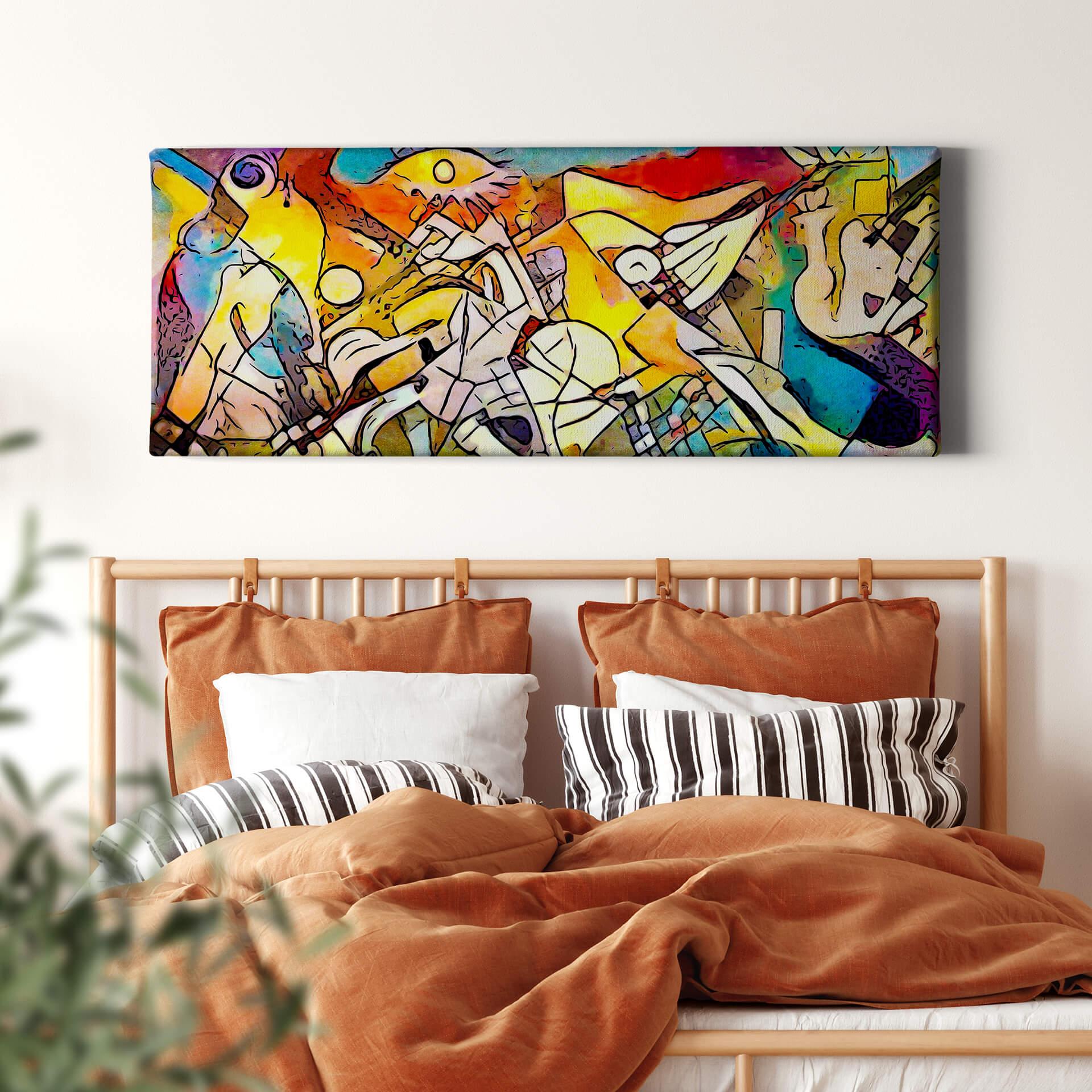 Lienzo Zamart - Homenaje a Picasso - Caos - Panorama