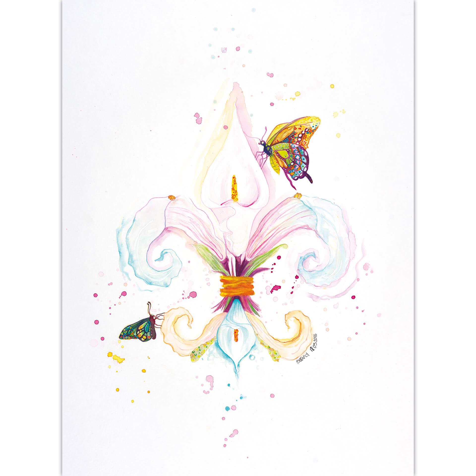 Fotobehang Buttafly – Fleur de Lil