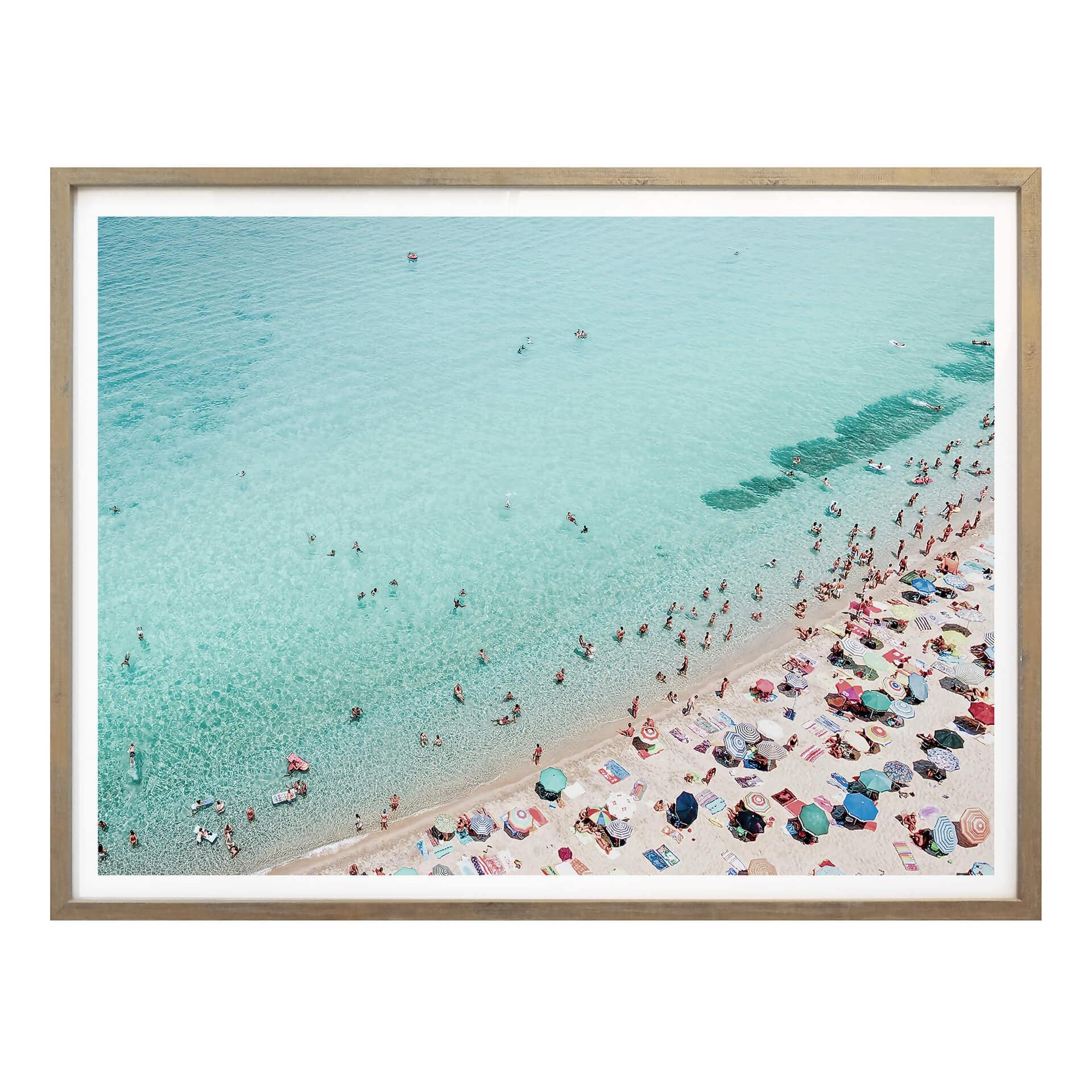 Plakat - Sisi & Seb - Travlhed på stranden