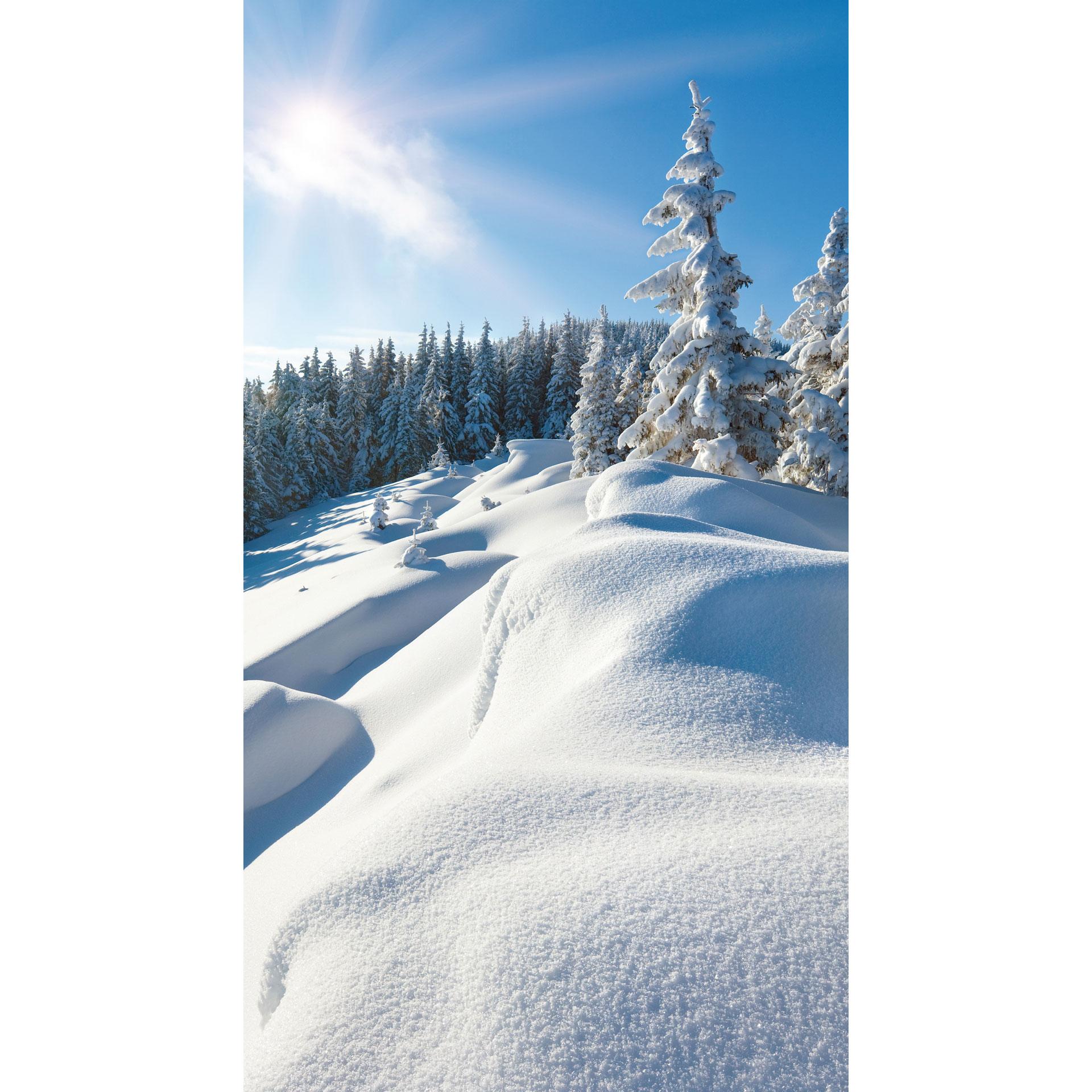 Fotobehang Verse Sneeuw