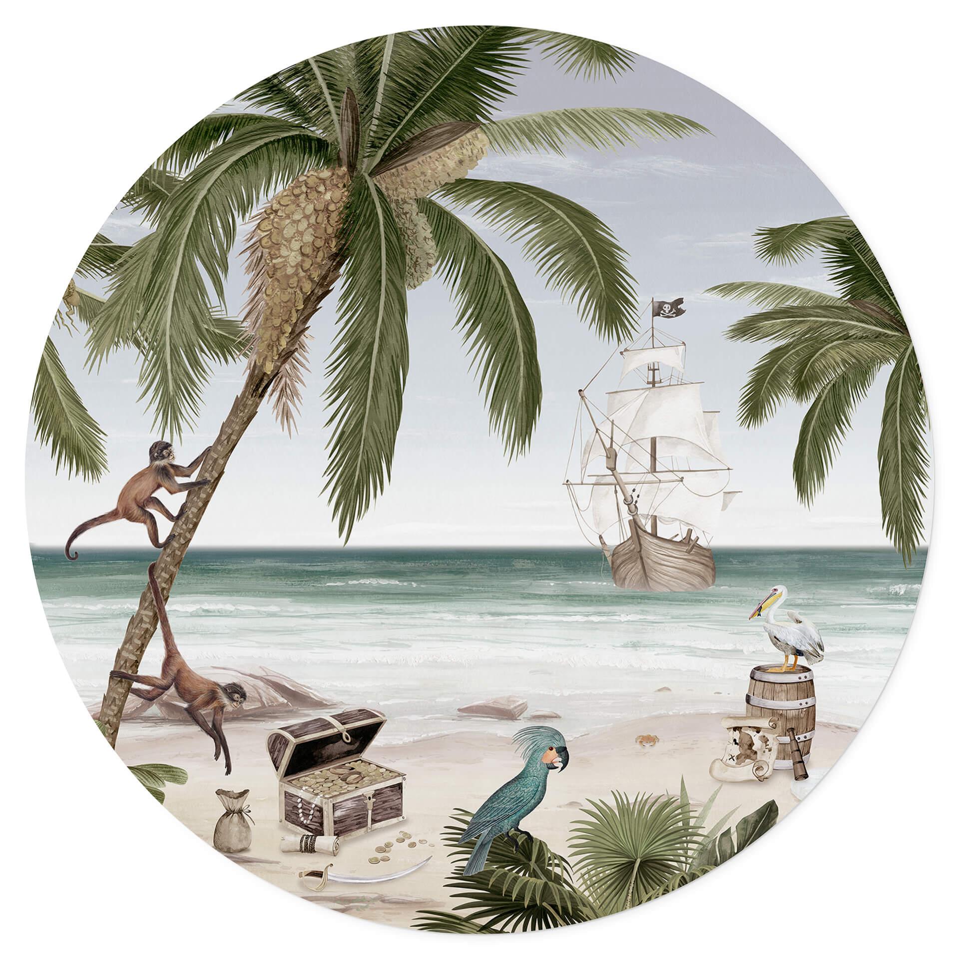 Wandtattoo Kikki Belle - Piratenbucht - Rund
