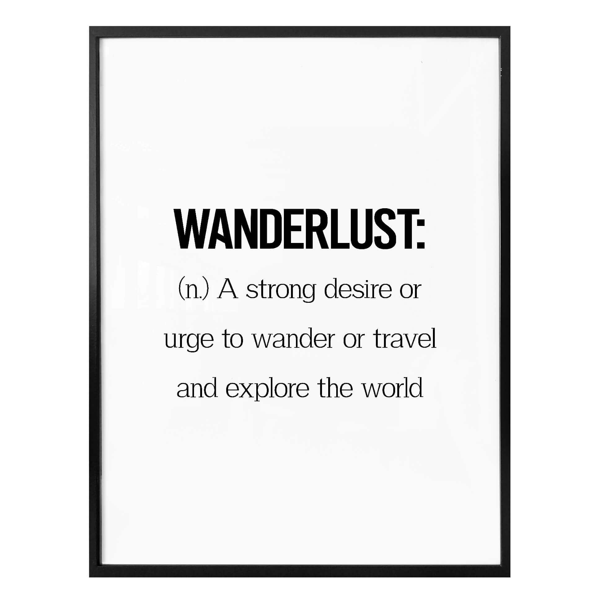 Póster Wanderlust