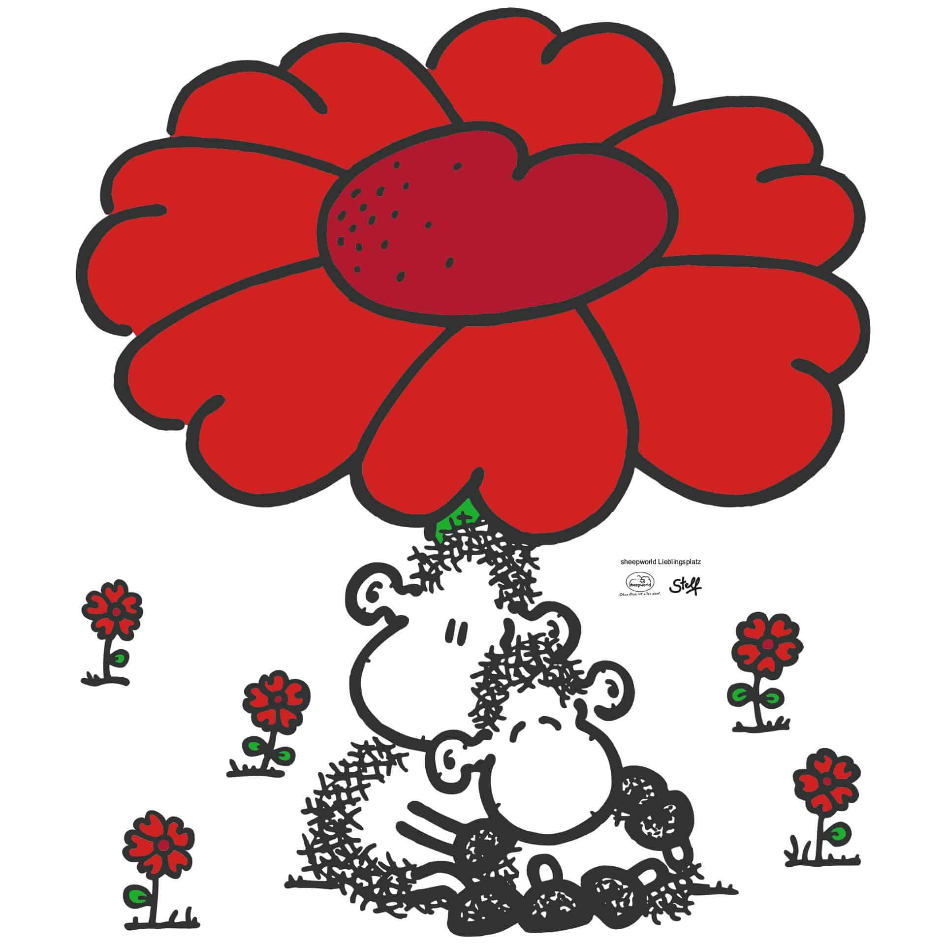 Wandtattoo sheepworld Lieblingsplatz