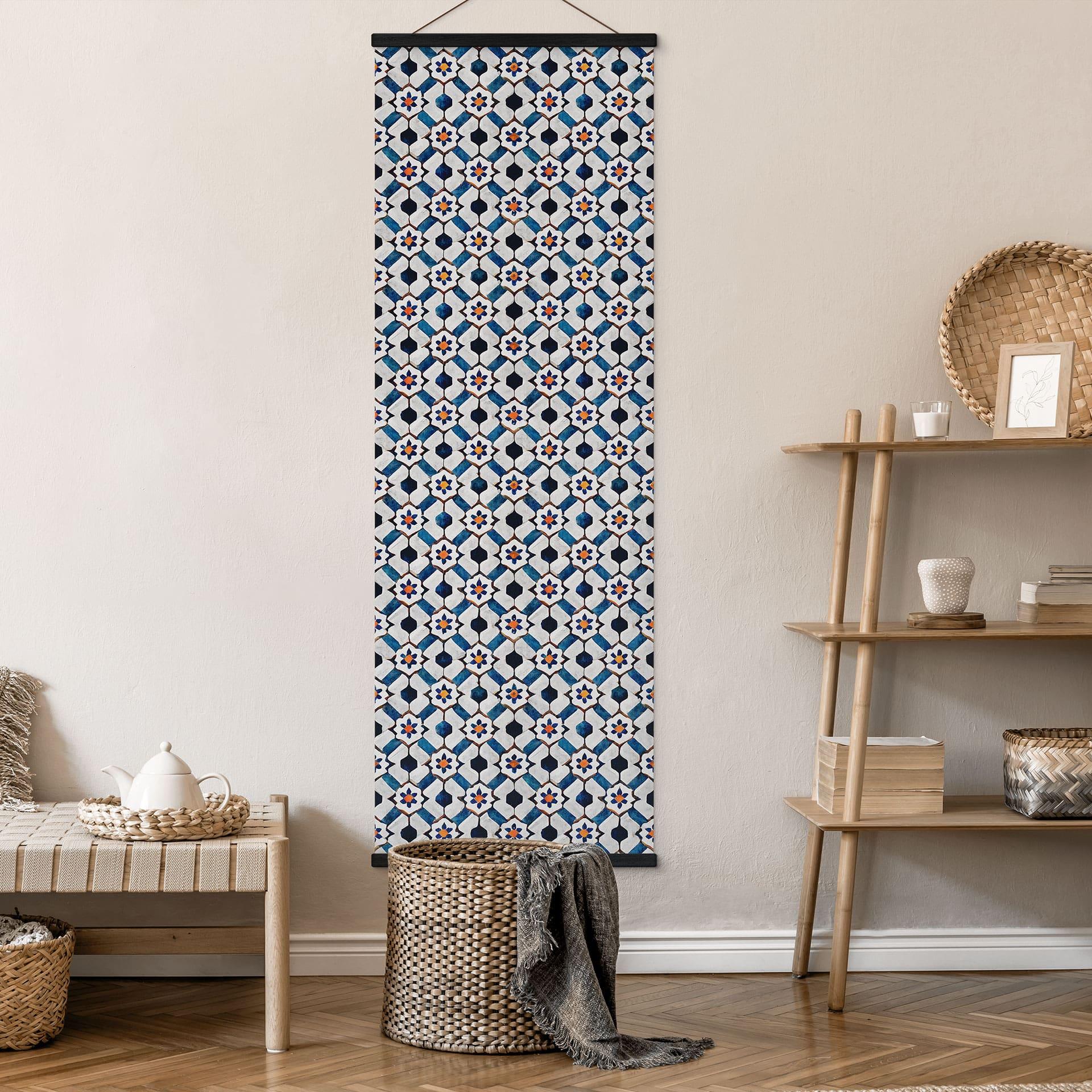 Tekstil plakat med blomster - Treechild - Panorama