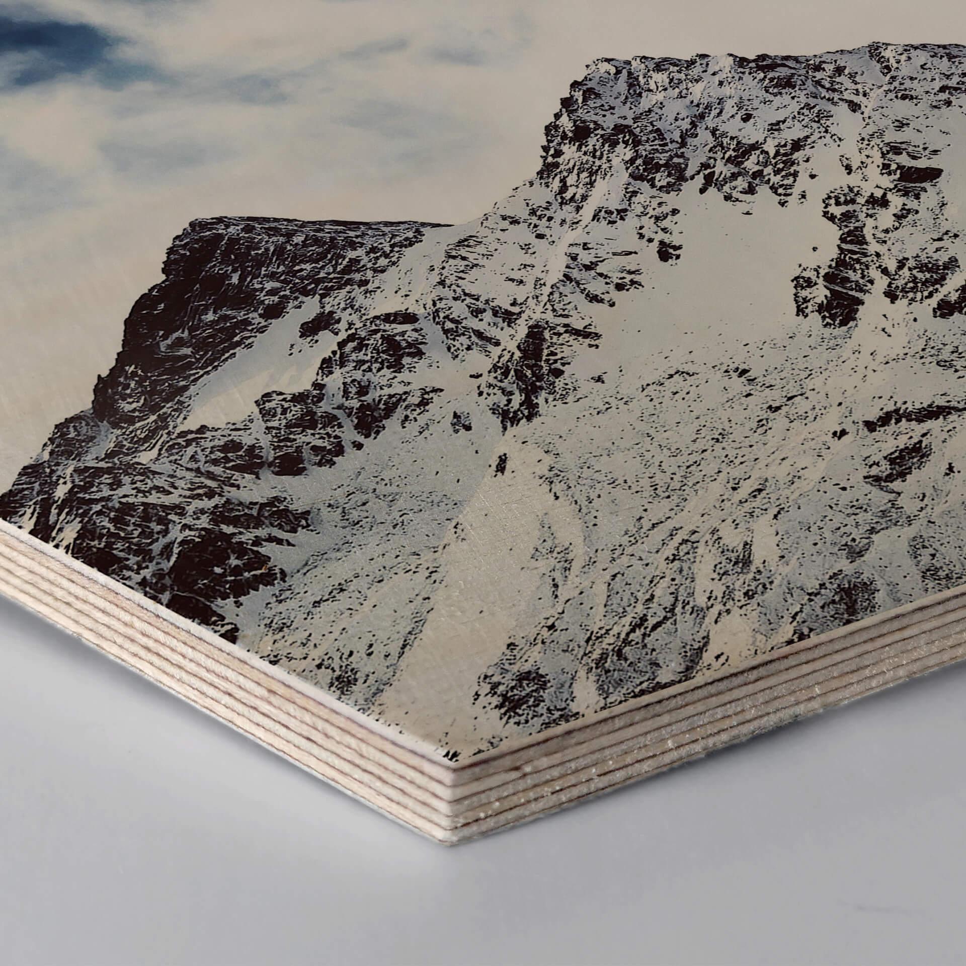 Hexagon Hout - Snow Mountain