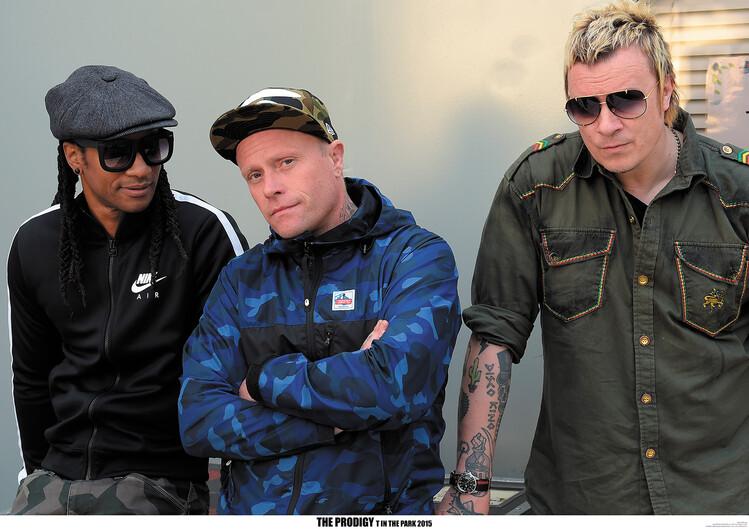 Plakat The Prodigy - Backstage på T In The Park festival, Skotland juli 2015, Plakat (59,4 x 84,1 cm)