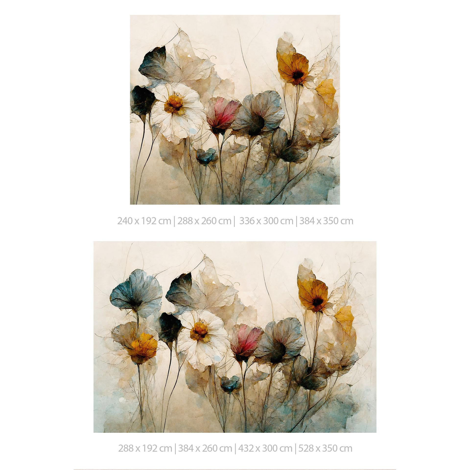 Fotobehang Boeket van gedroogde bloemen - Treechild
