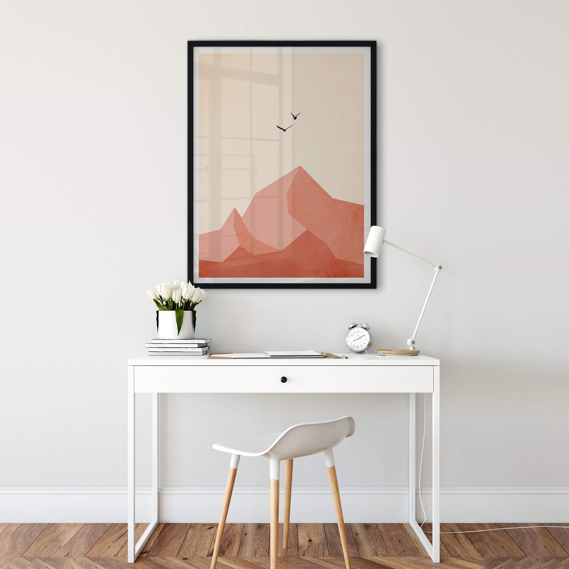 Póster Kubistika - Zugspitze