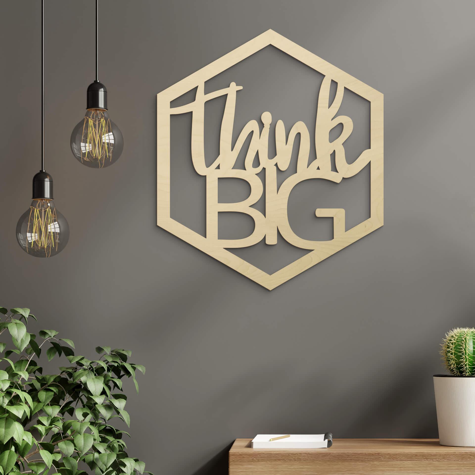 Décoration en bois placage peuplier - Think Big