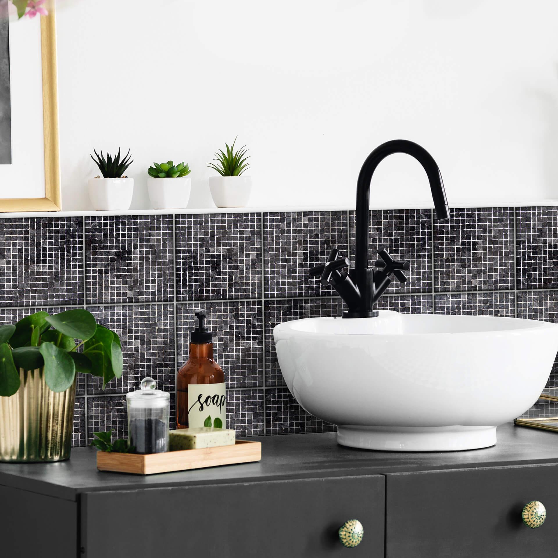 Fliesenaufkleber Mosaik 03 - 12er Set