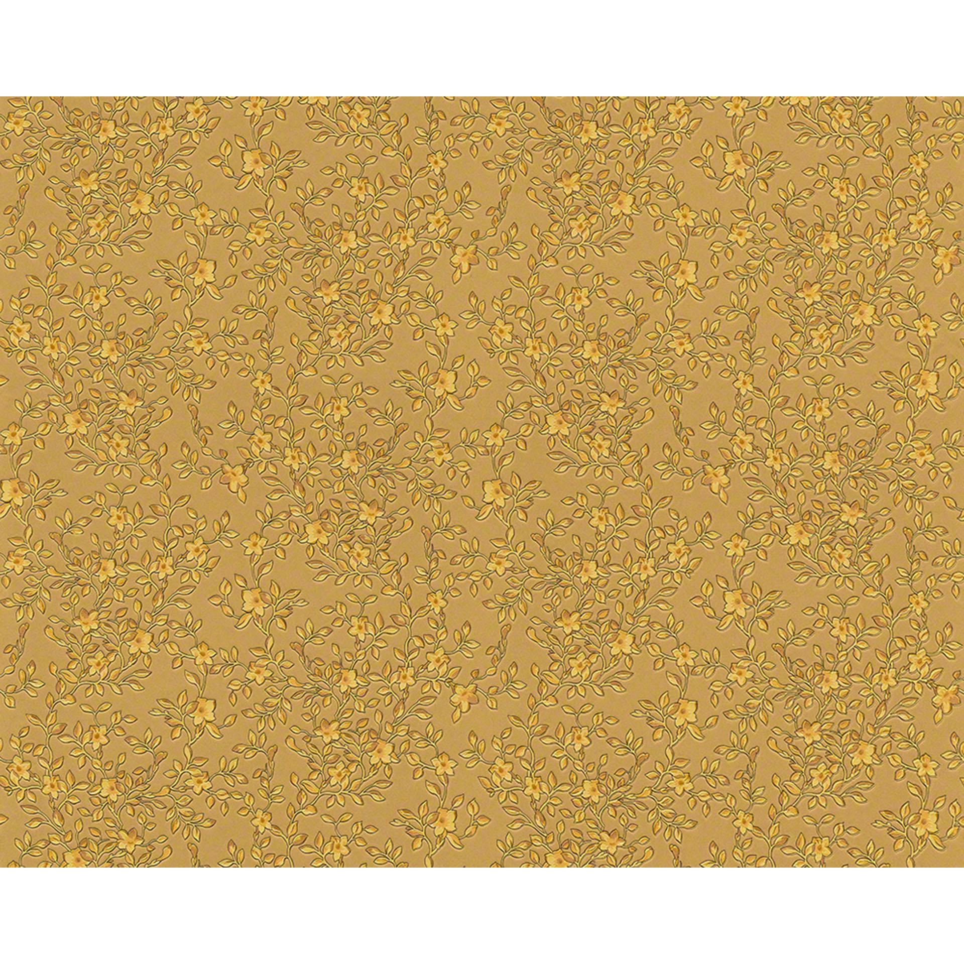 Versace Tapet Barocco Blomster Beige, Cream, Metallisk