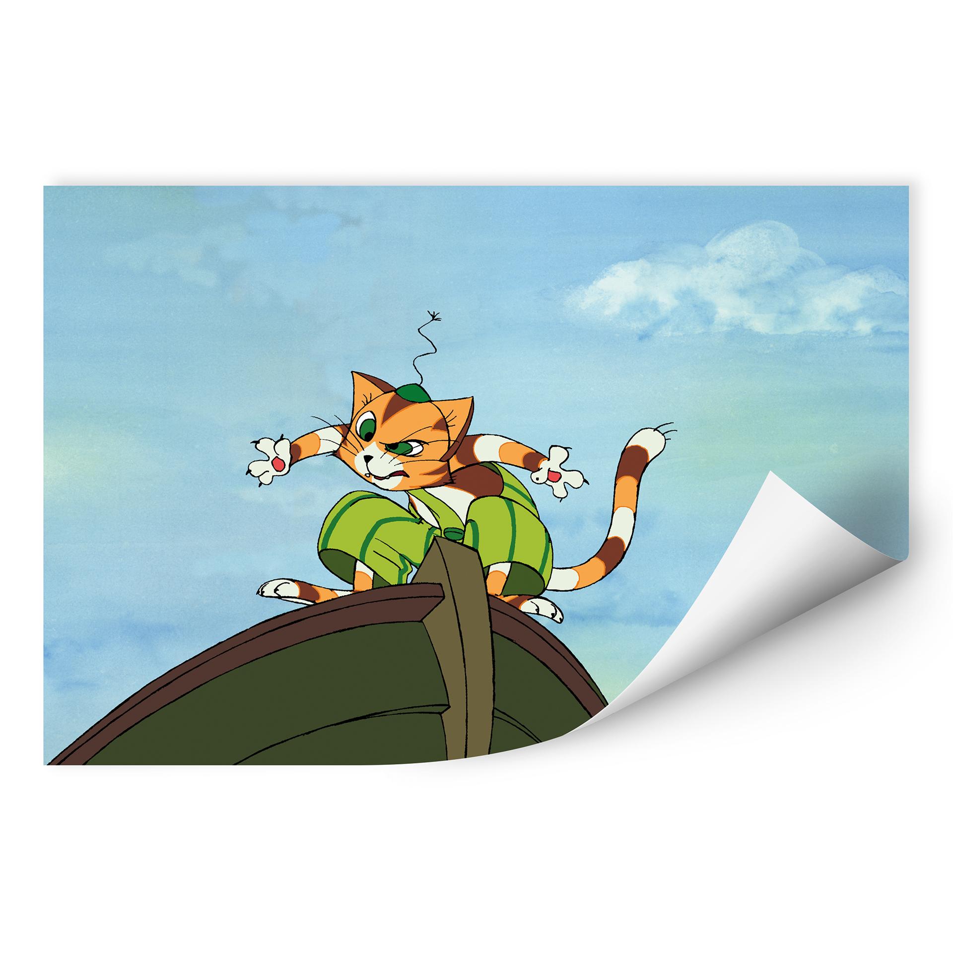 Wallprint W - Pettersson und Findus - Fischschreck Findus