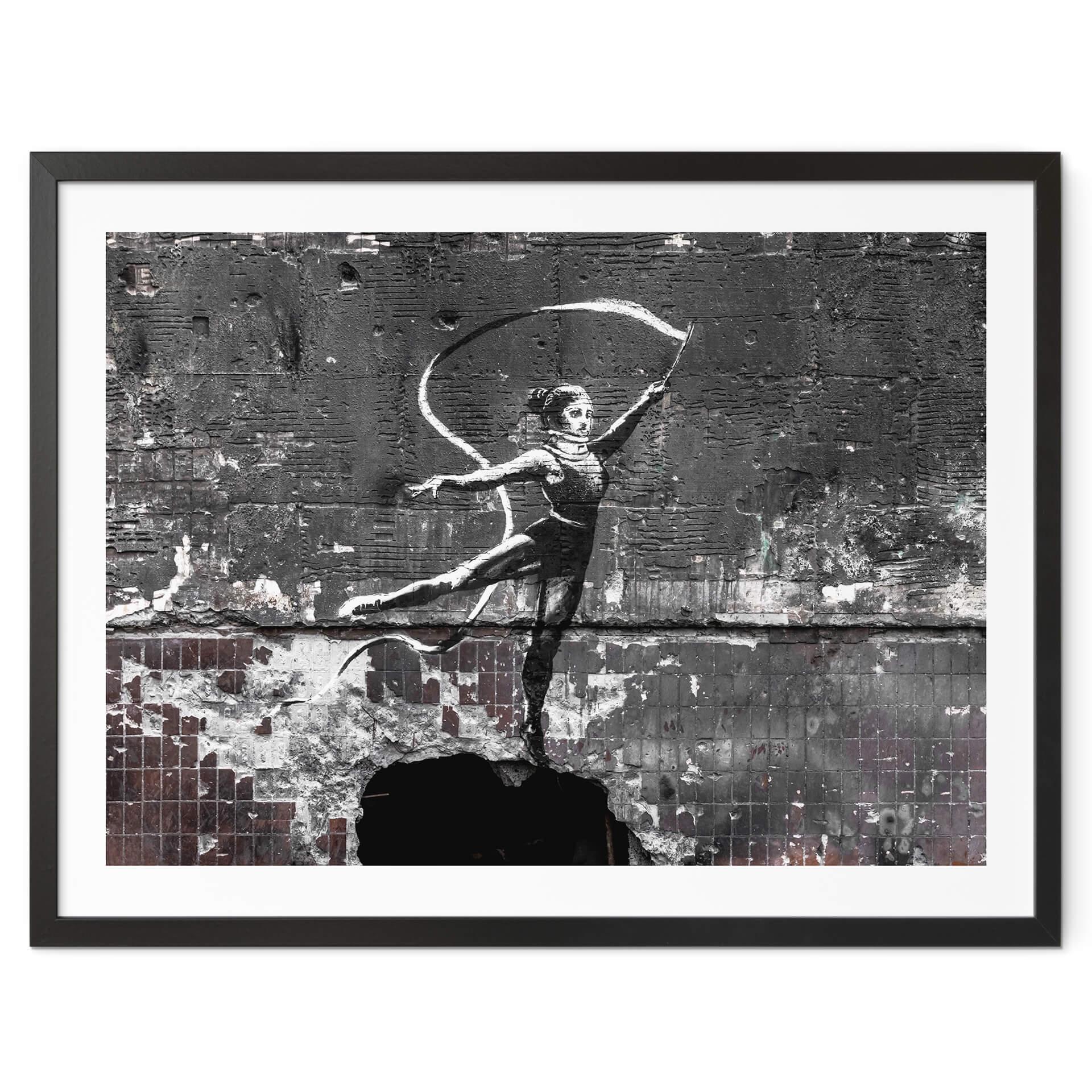 Poster Banksy - Akrobatische Tänzerin