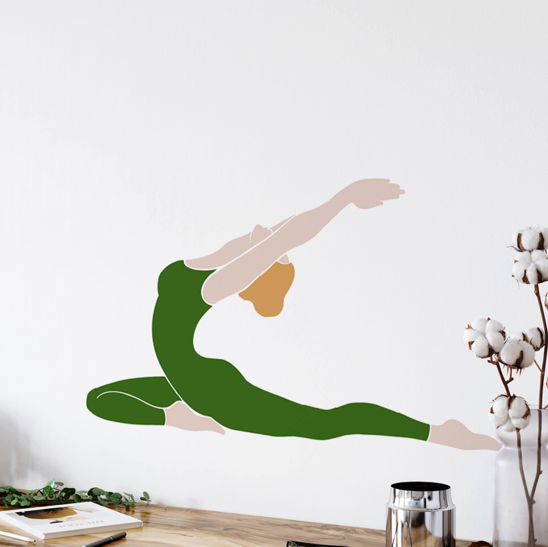 Adesivo murale - Yoga Colomba