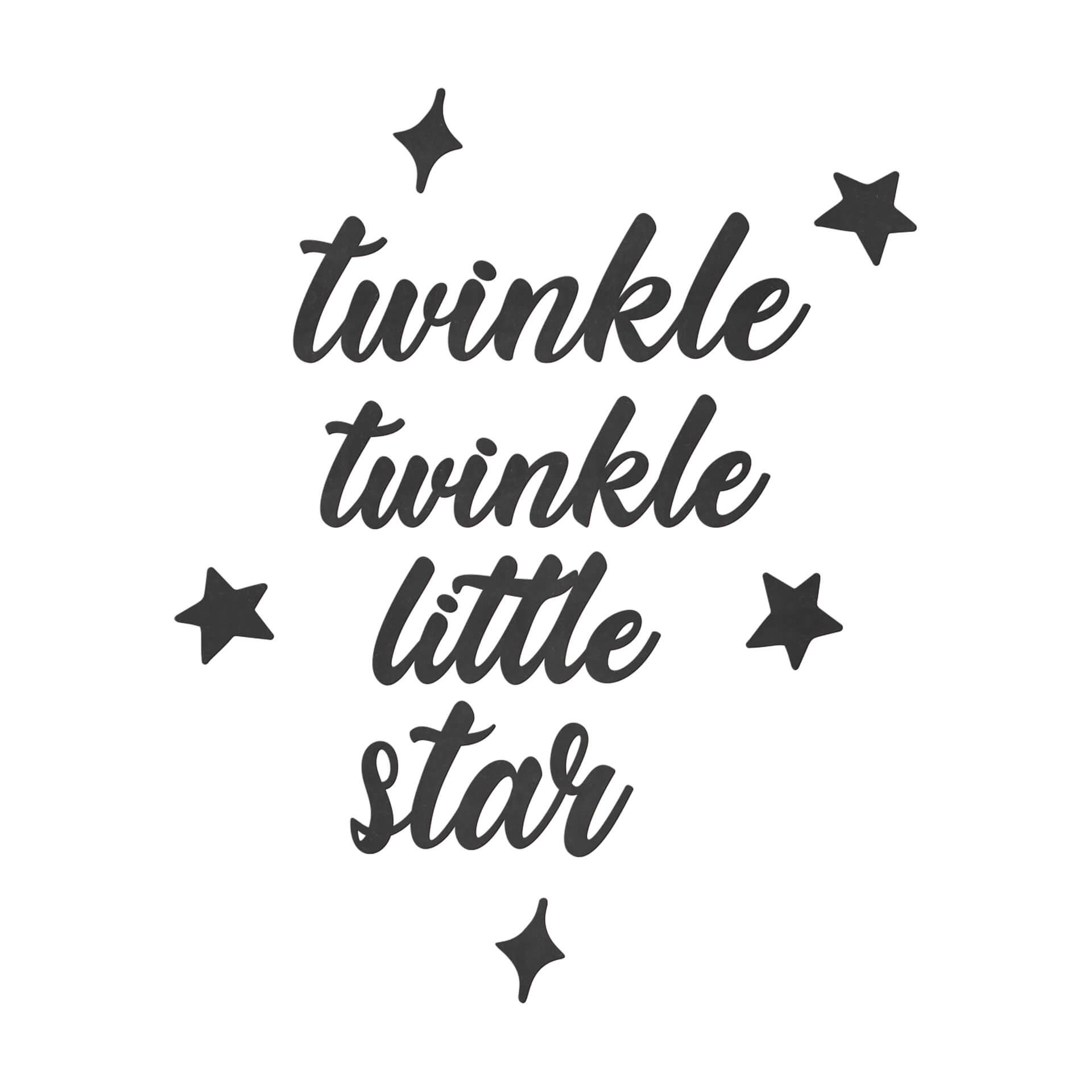 MDF Decoratie Twinkle Twinkle Little Star