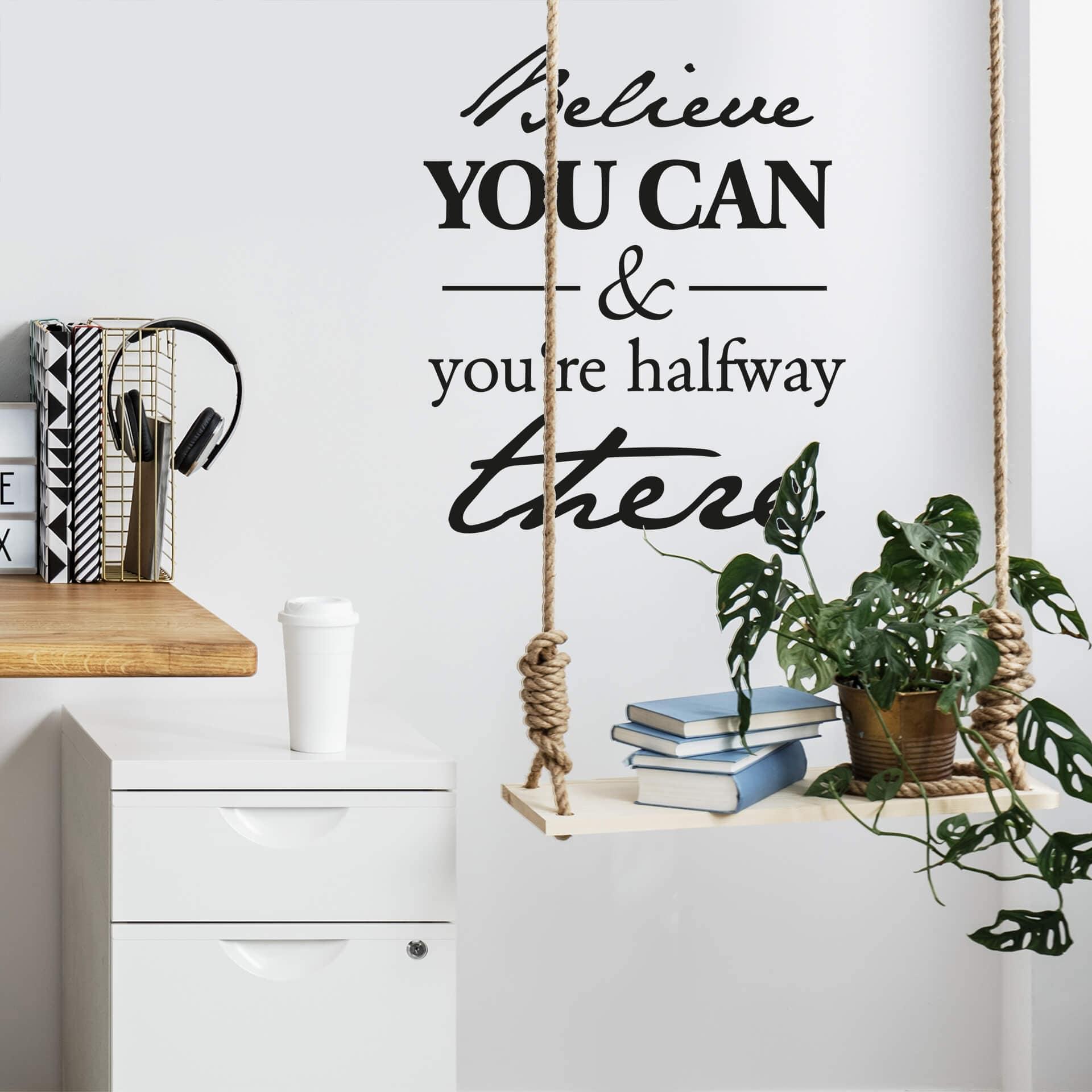 Wallsticker -  Believe you can...