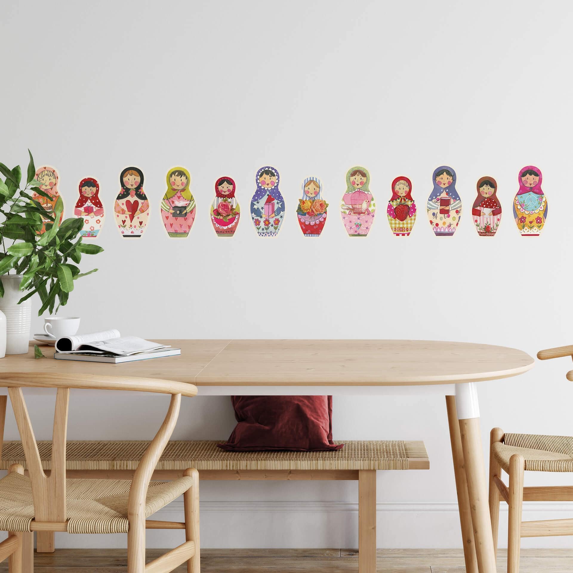 Muursticker set Leffler – Matroesjka’s