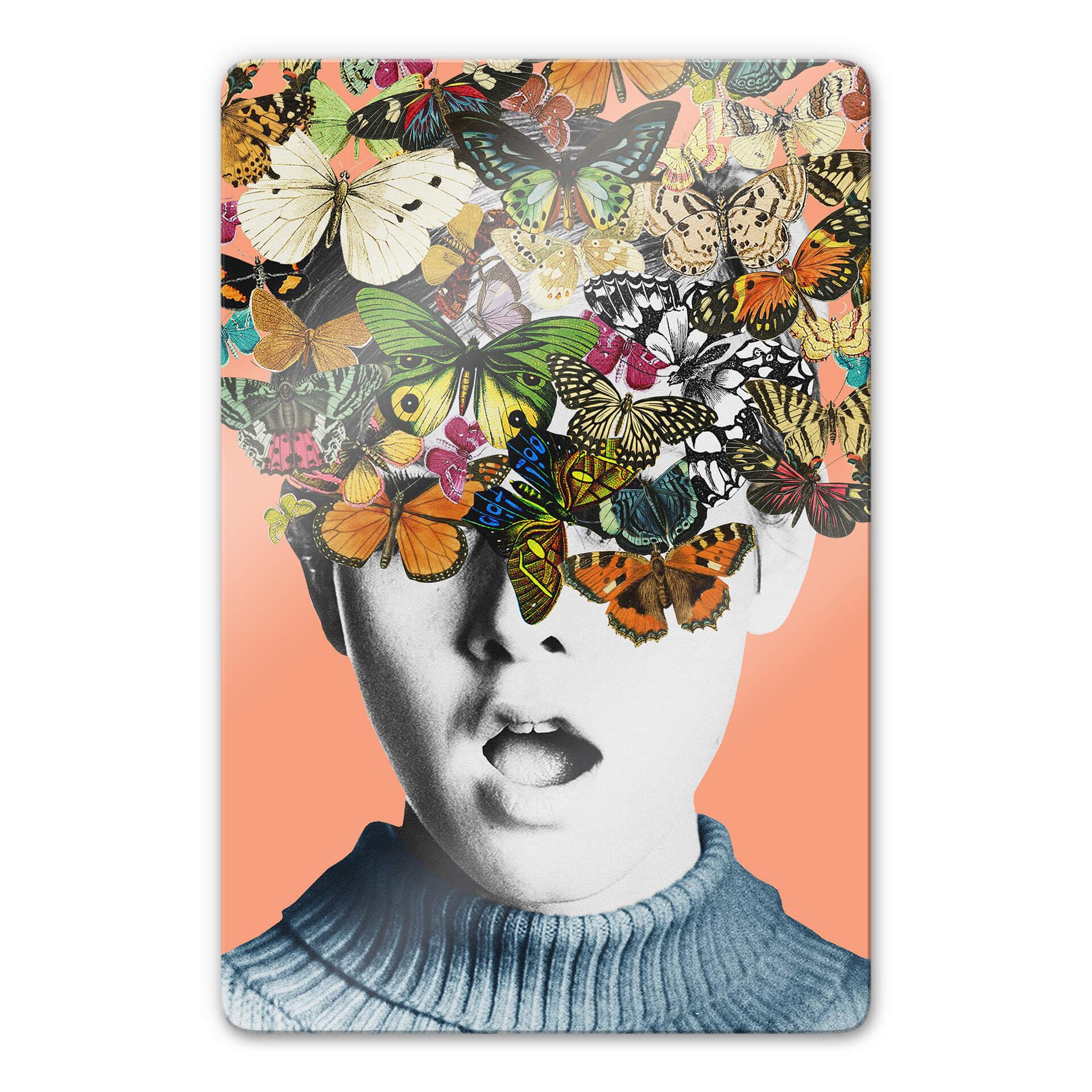 Tableau en verre Frida Floral Studio - Twiggy Surprise