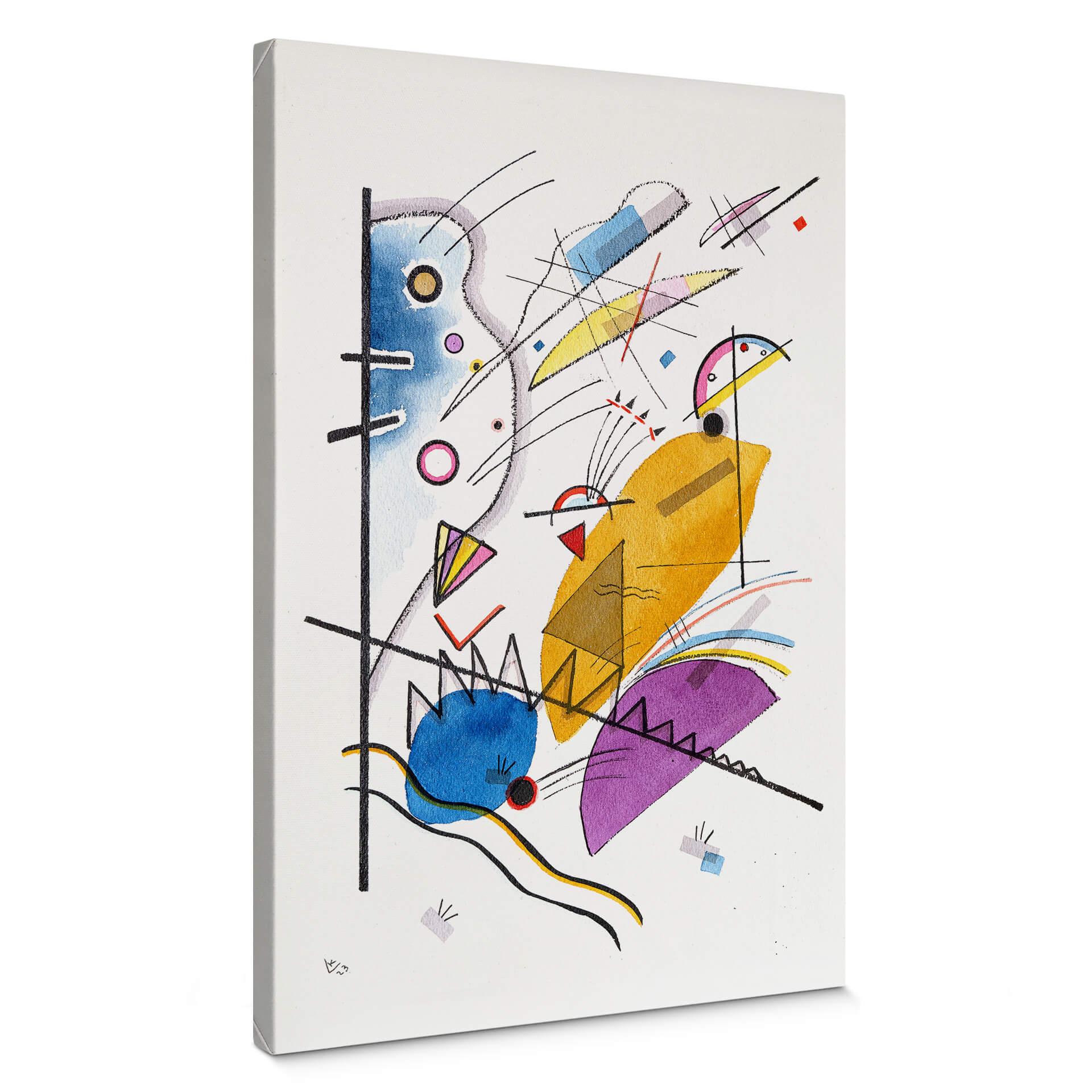 Canvastavla Kandinsky - Kontinuerlig linje
