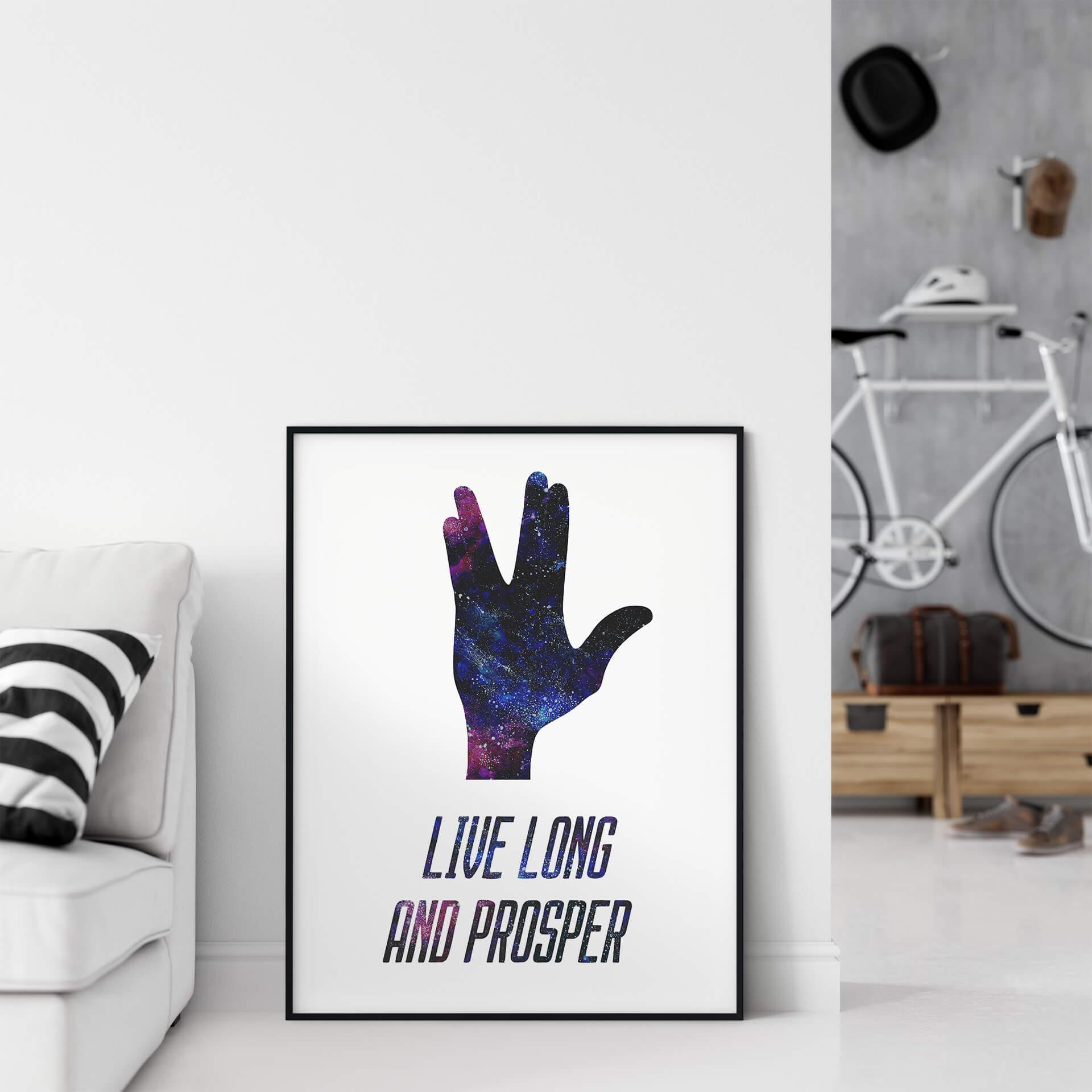 Plakat Żyj długo i prosperuj