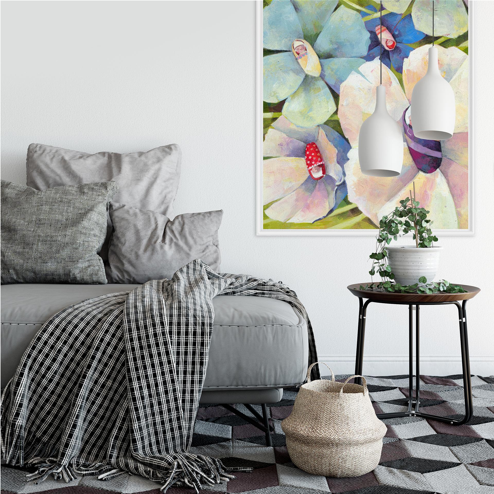 Wallprint Blanz - Blütenbabies
