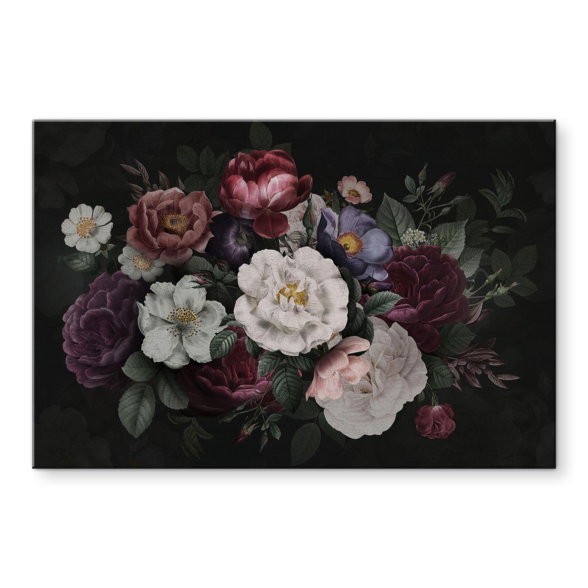 Stænkplade Blomster Stilleben i Redouté-stil - Bloomery Decor