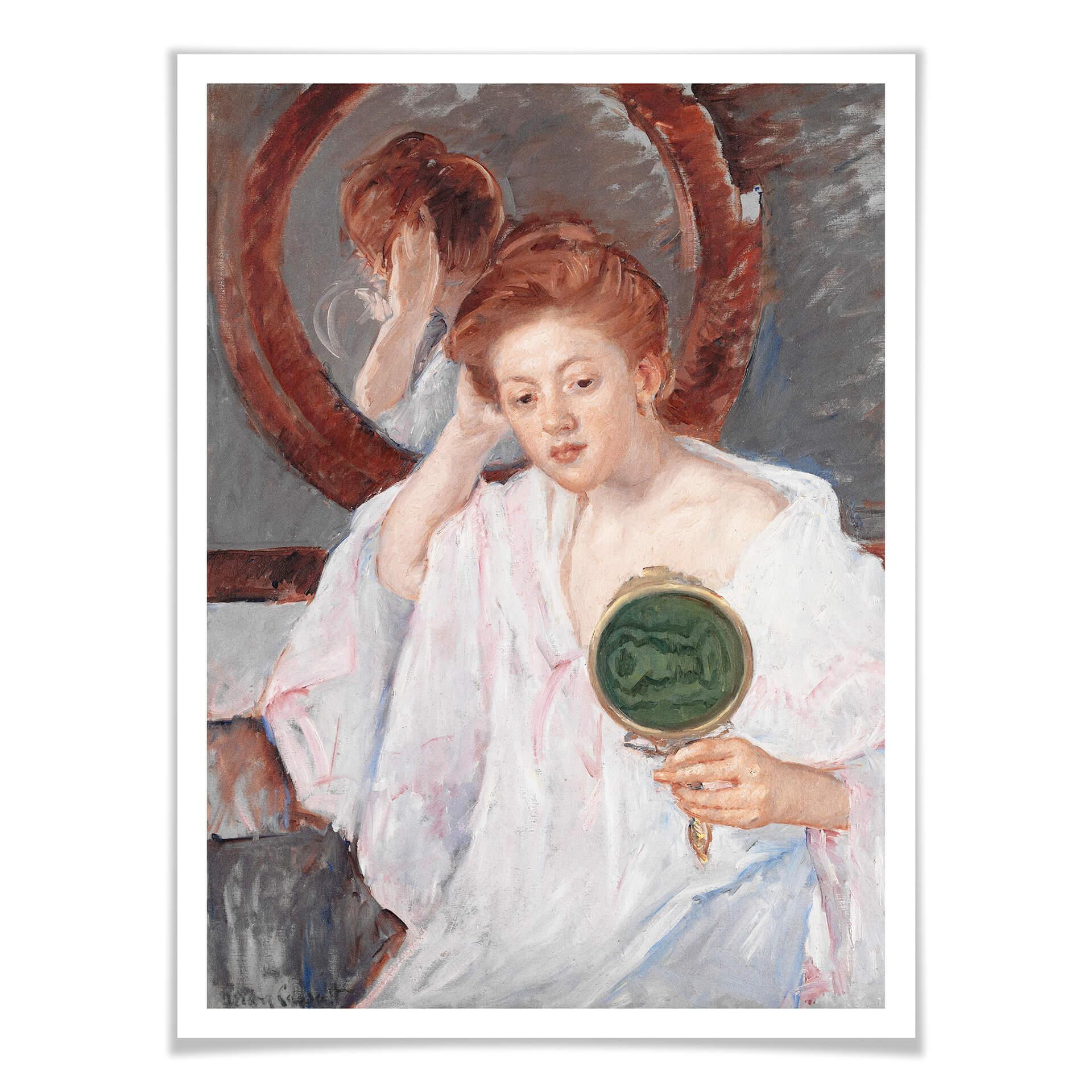 Plakat - Cassatt - Denise przy stoliku kosmetycznym