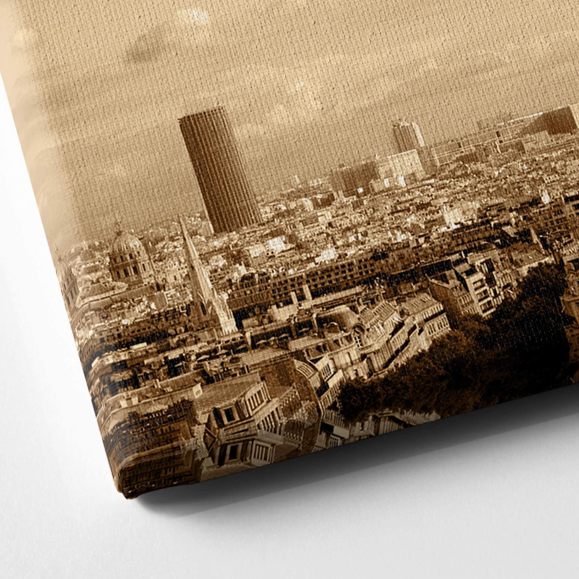 Paris Skyline - Lærredsprint