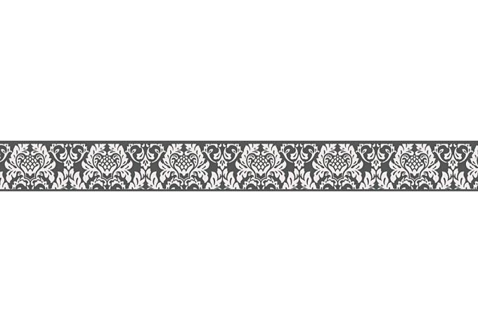A.S. Création Bordüre Only Borders Borte mit Ornamenten barock selbstklebend schwarz, weiß