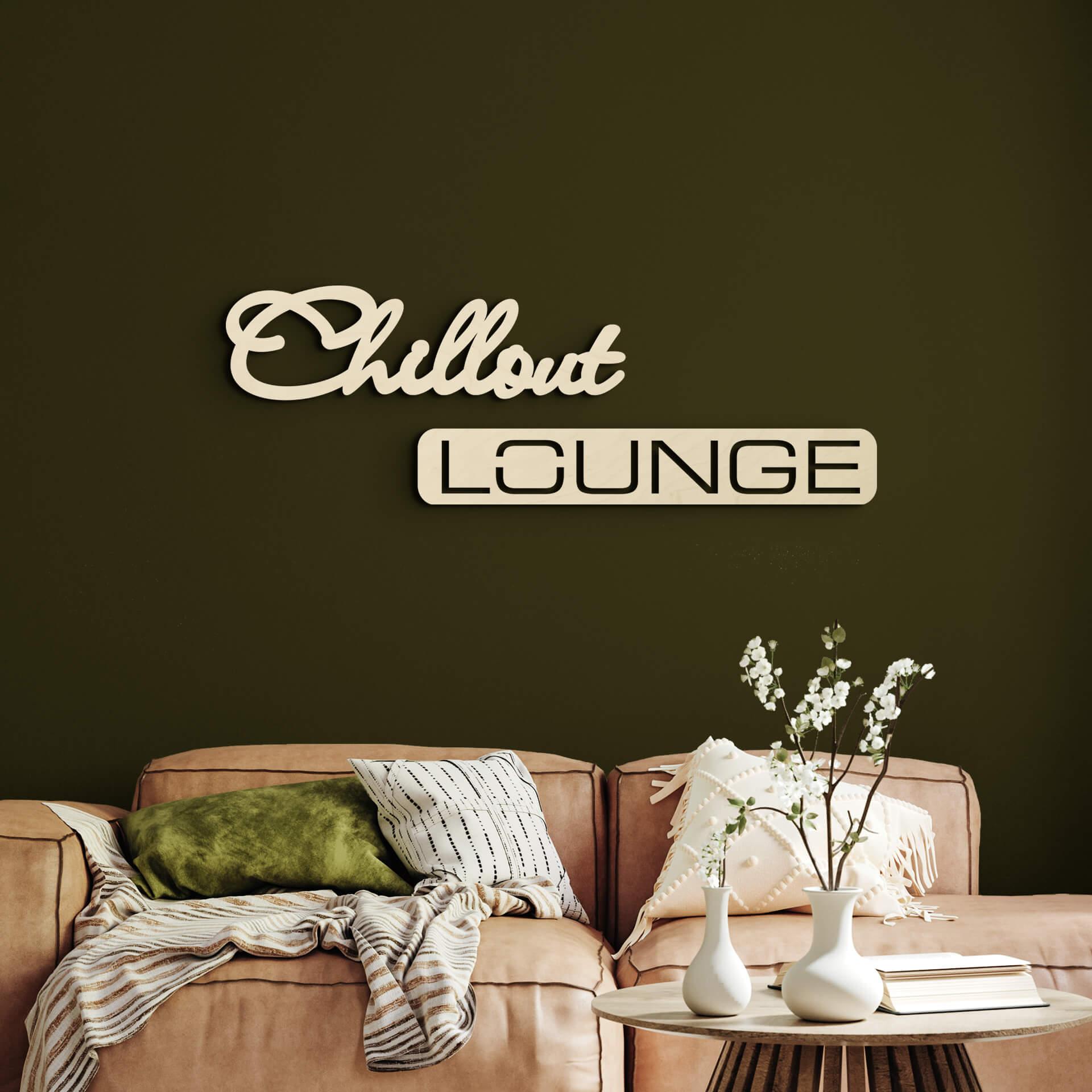 Træbogstaver - Chillout Lounge