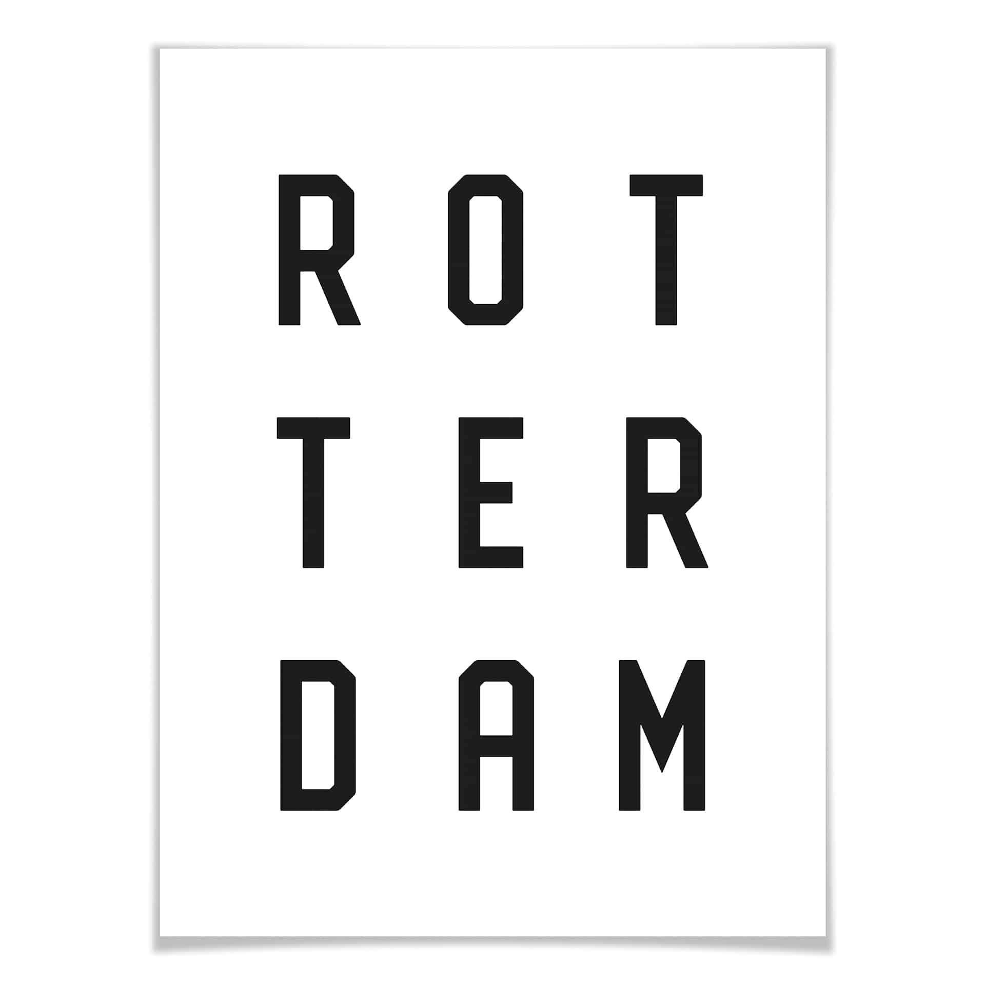 Plakat - Typografia Rotterdam