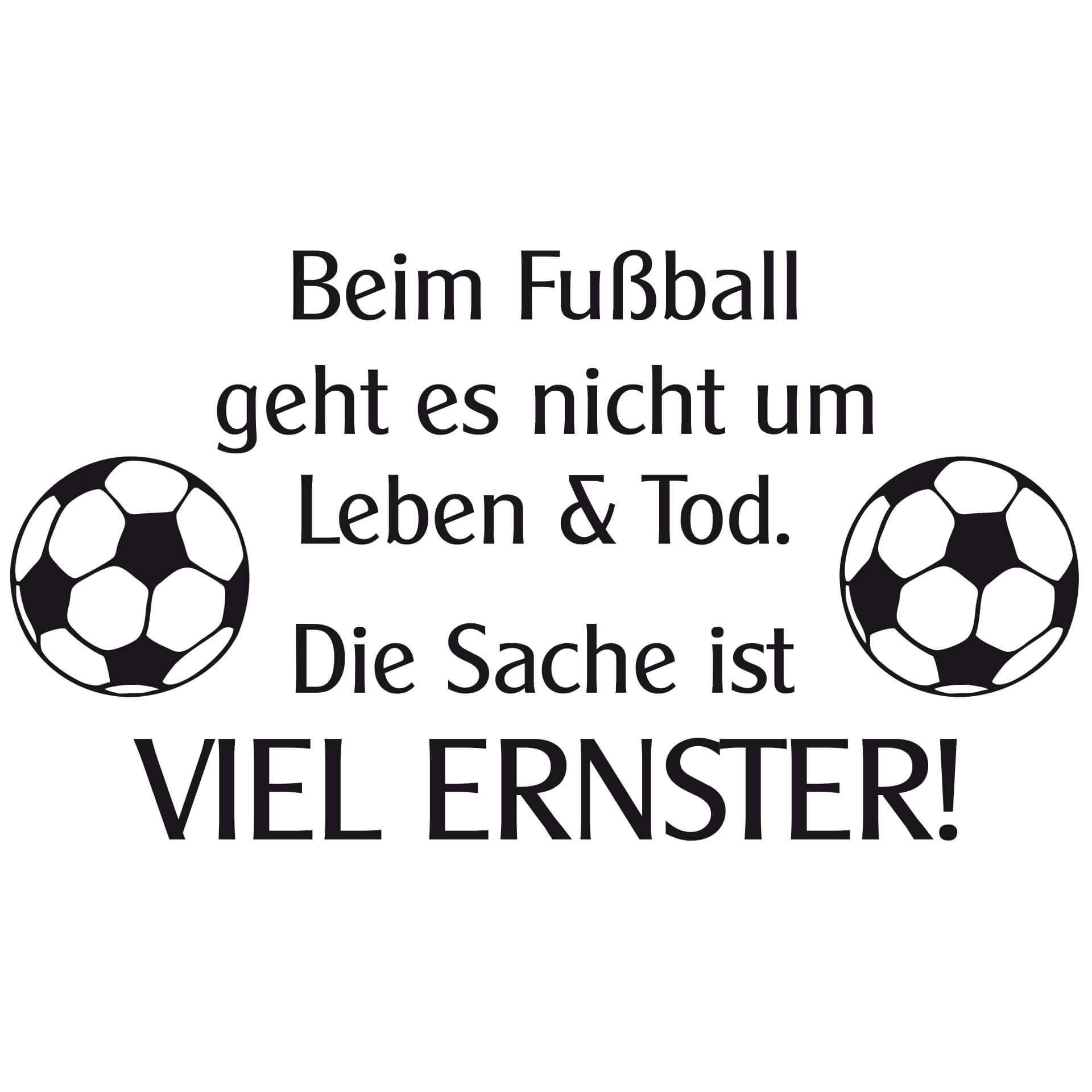 Wandtattoo Beim Fußball...