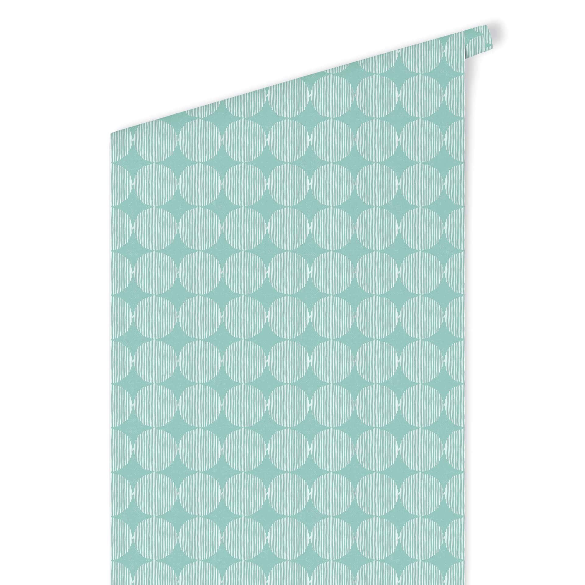 Patroonbehang – Abstracte Cirkels 02 – mint
