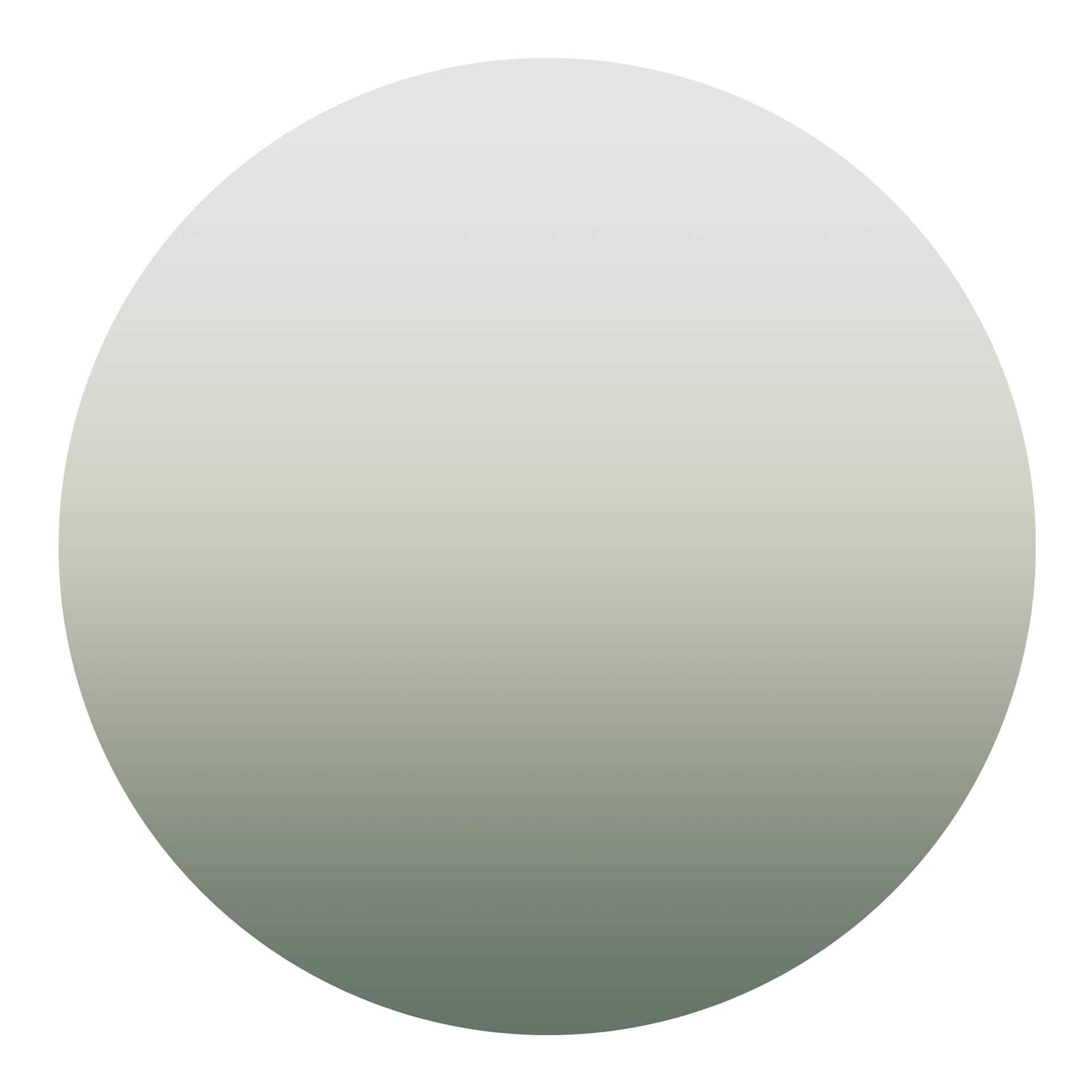 Wandtattoo Ombre - Olive - Rund