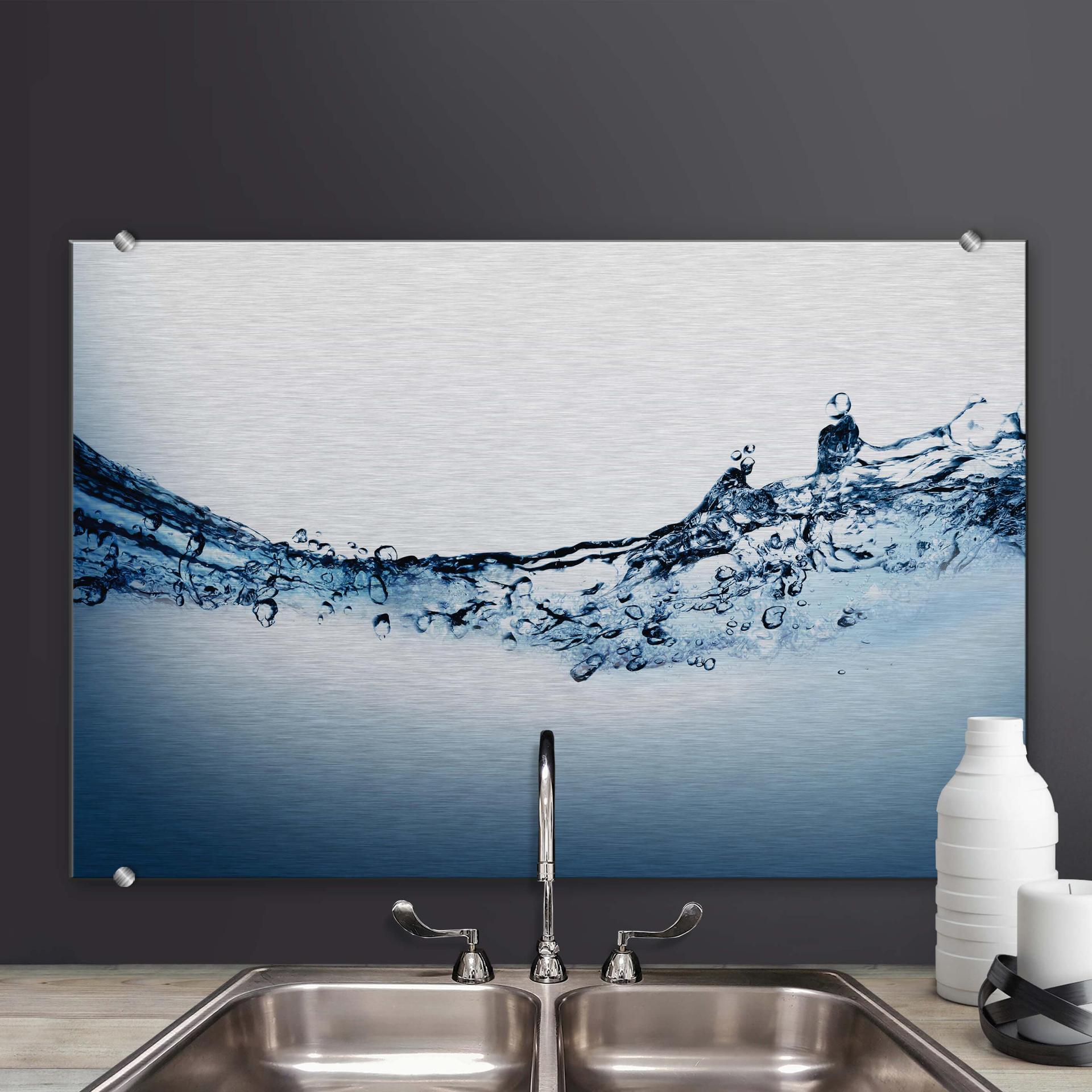 Stænkplade - Water Flow - AluDibond