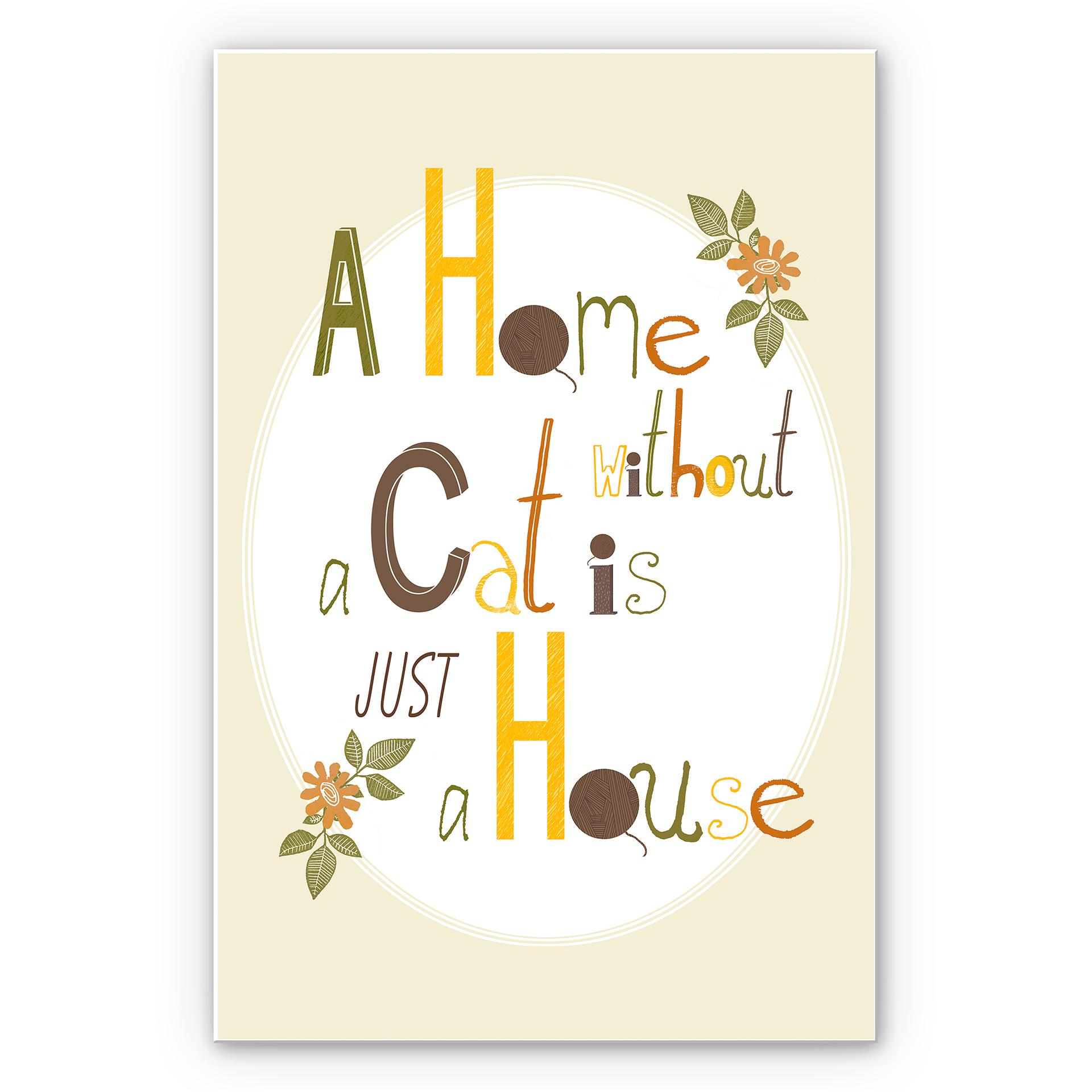 Tableau Forex - Loske -A Home without a Cat is just a House