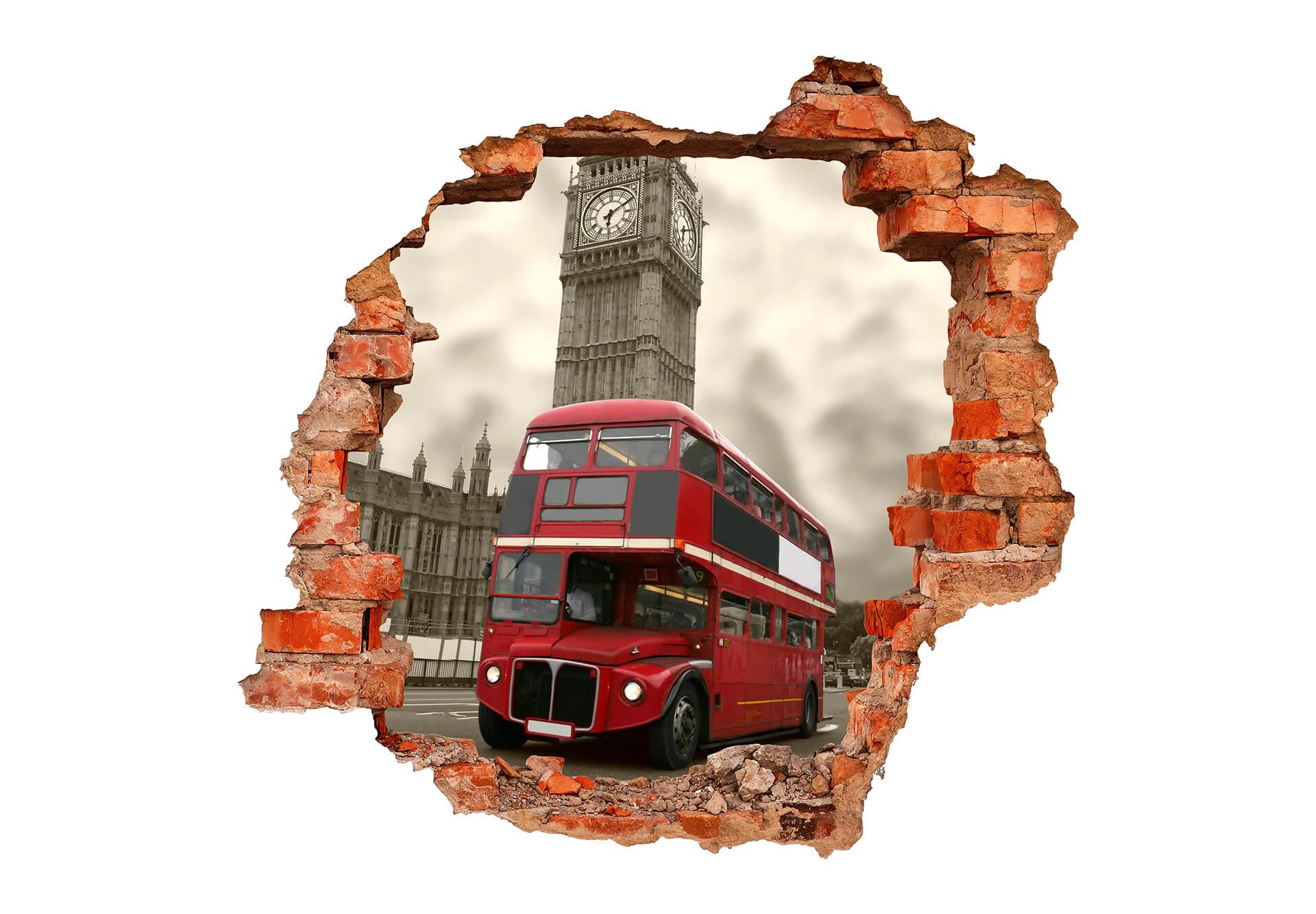 3D Muursticker Visit London