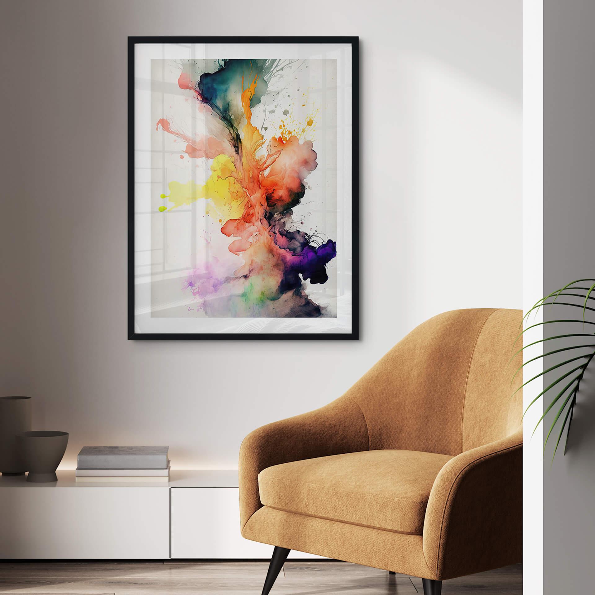 Póster Mauro - La magia de la explosión de color