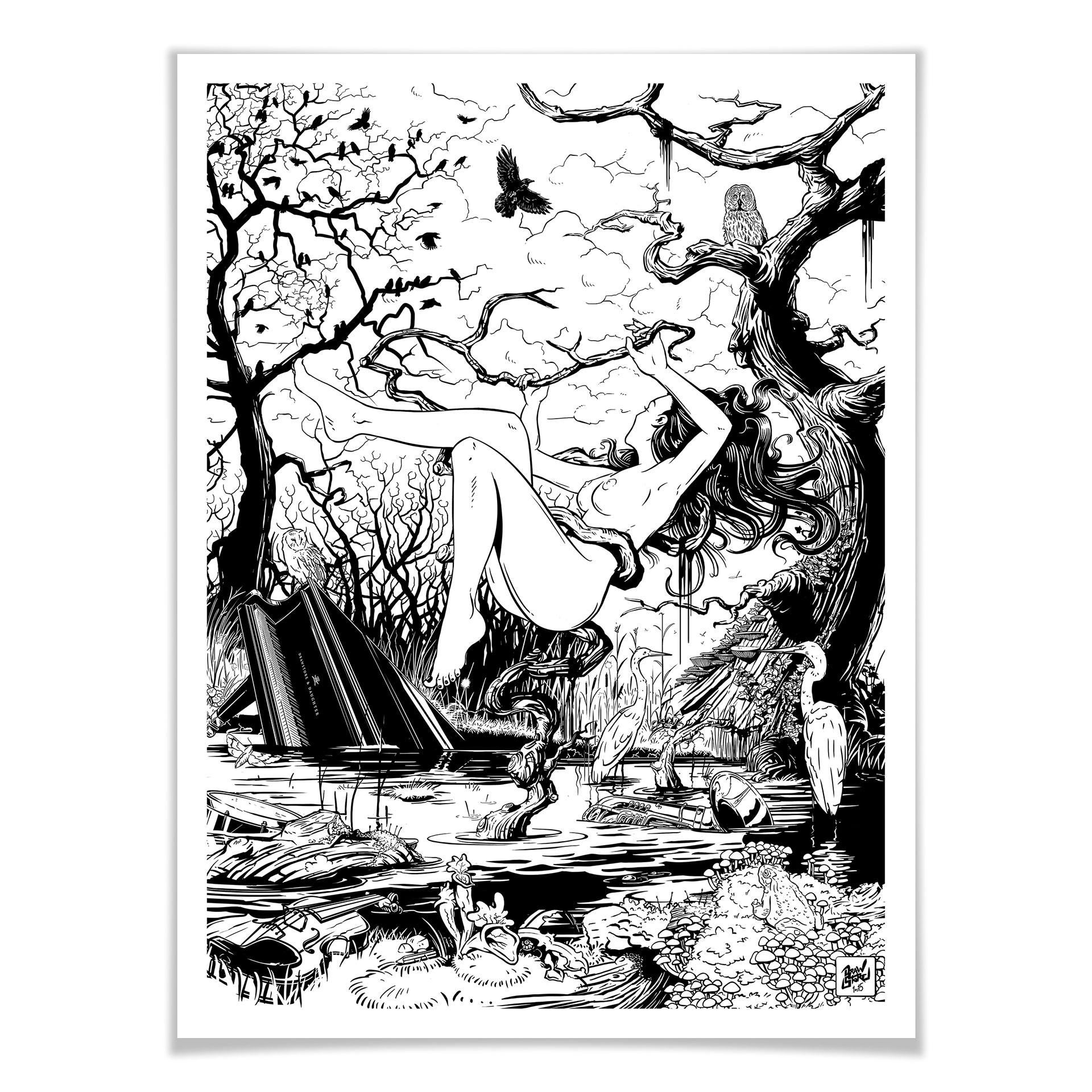 Plakat Drawstore - Swampland