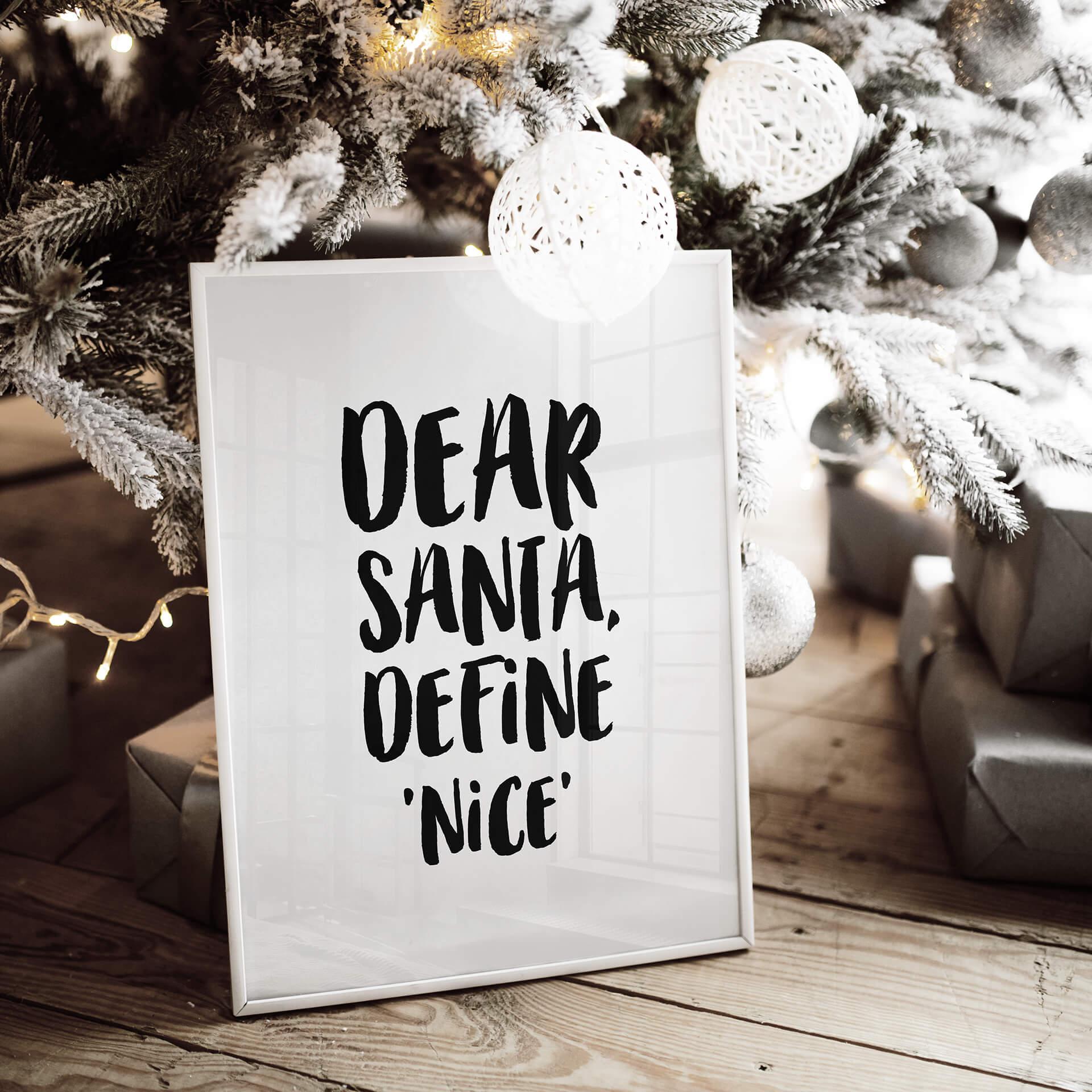 Plakat - Dear Santa