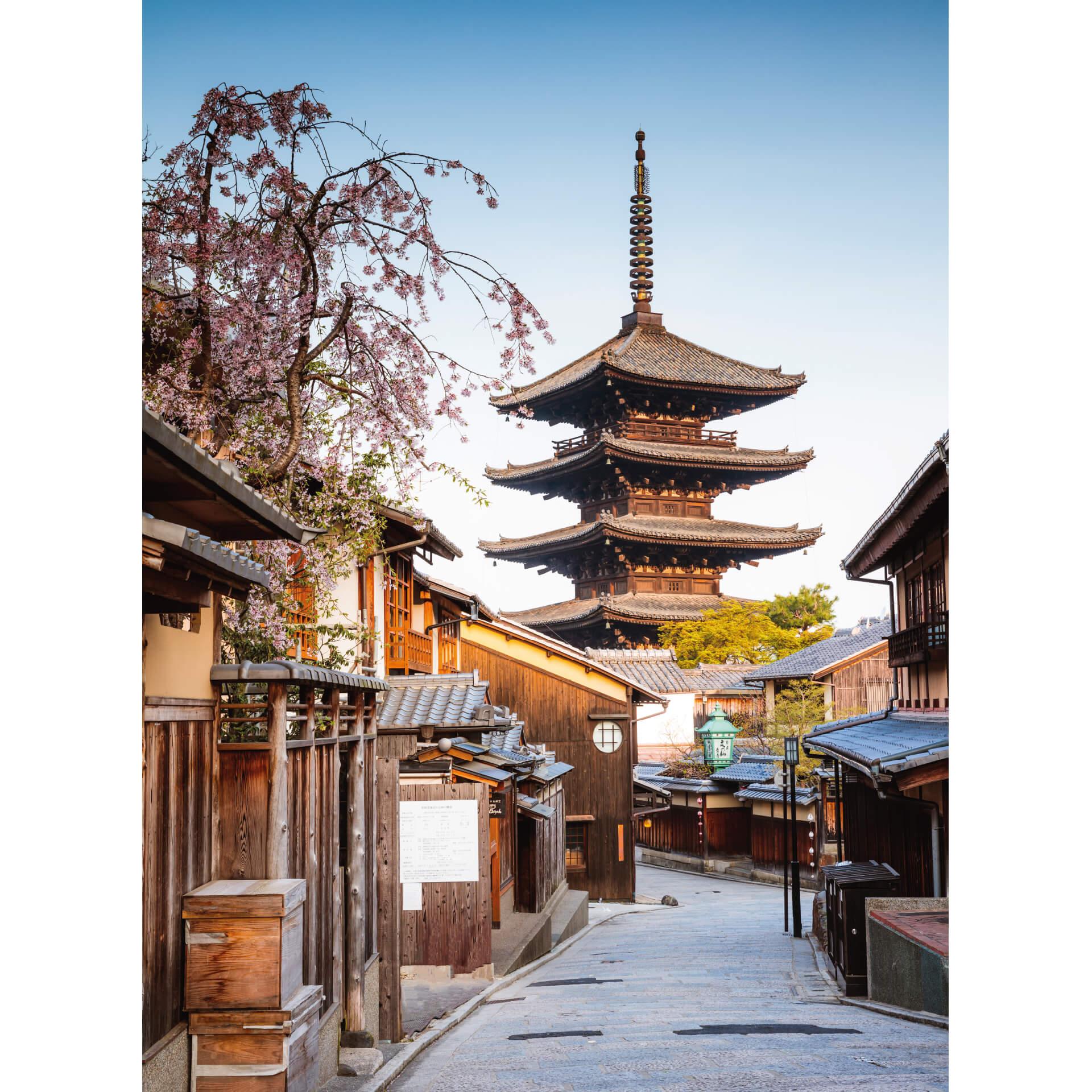Fotobehang Colombo - Yasaka Pagode in Japan