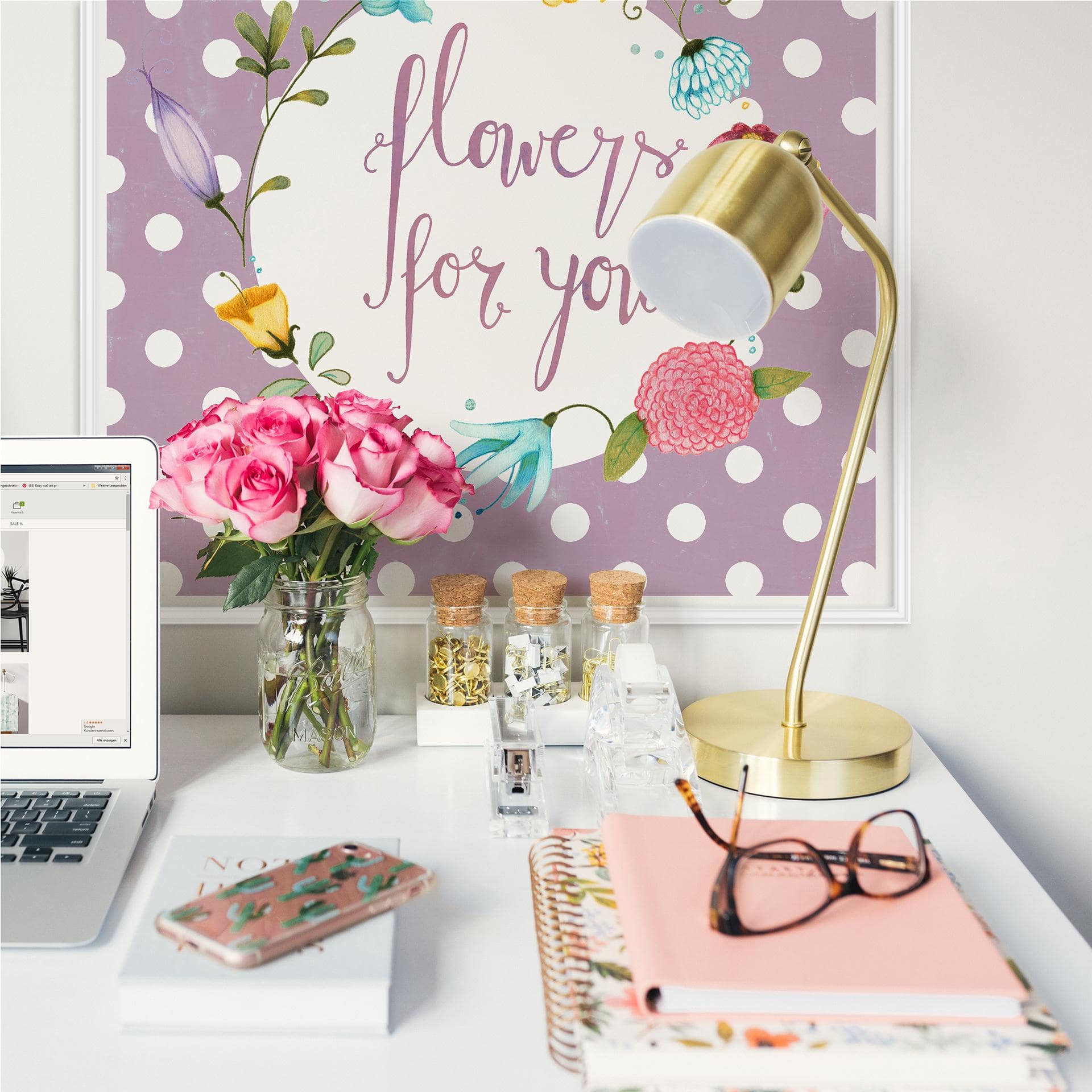 Wallprint Loske - Flowers for you