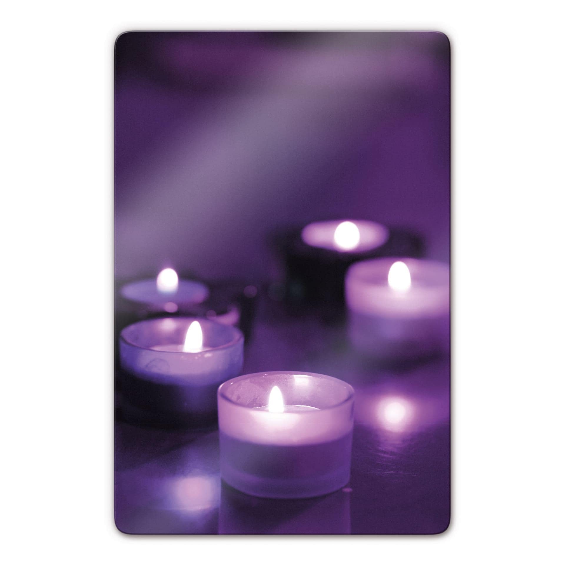 Tableau en verre - Candle Berry
